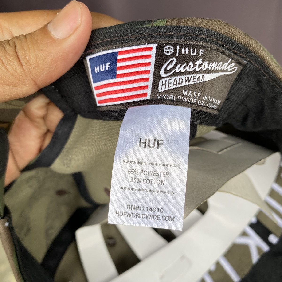 Huf HUF fuck it woodland camo cap Size ONE SIZE - 8 Thumbnail