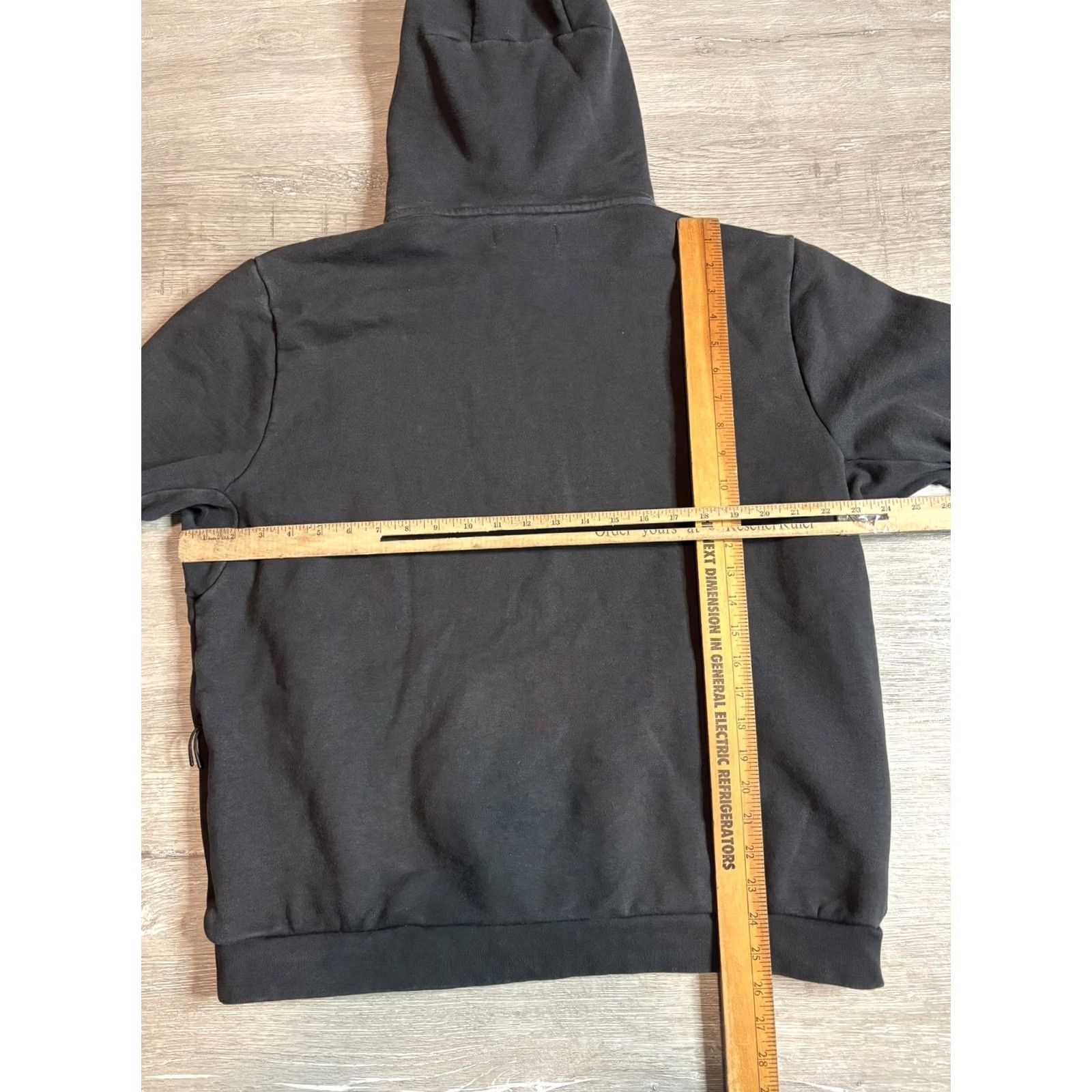 KangaROOS Hill City Hoodie Mens Large Black Pullover Fleece Kangaroo Pocket Sweatshirt Size US L / EU 52-54 / 3 - 4 Thumbnail