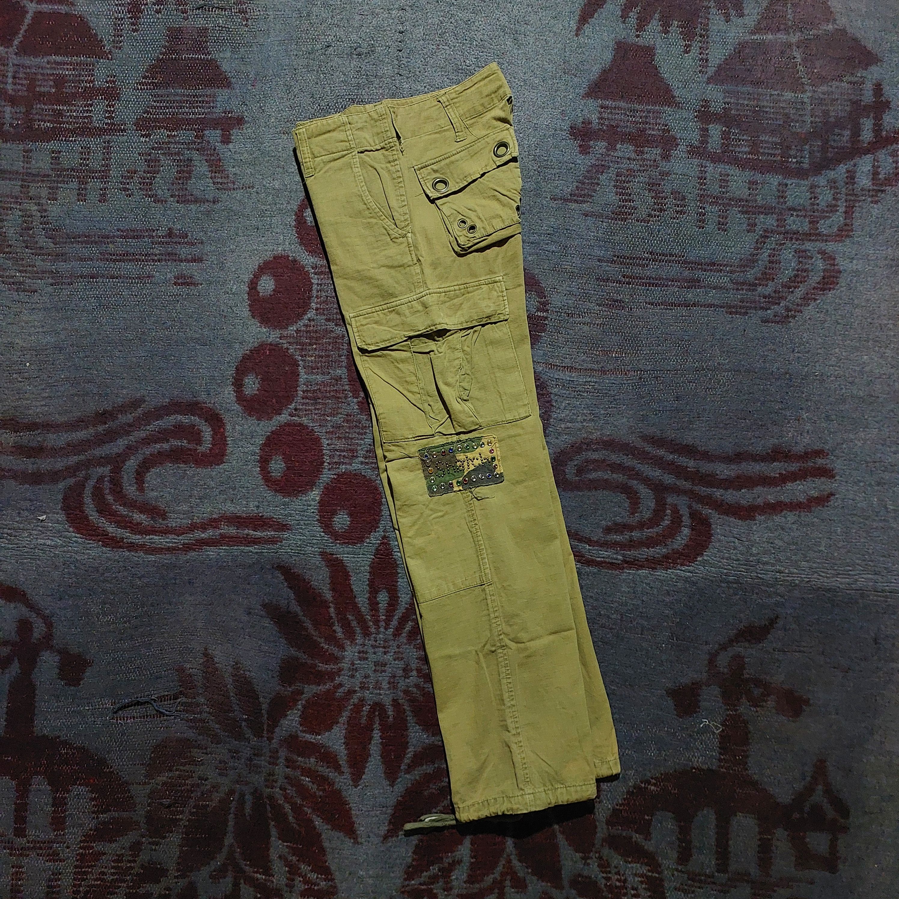 GOA Snatch Jeans #03614 Japanese cargo pants Size US 29 - 3 Thumbnail