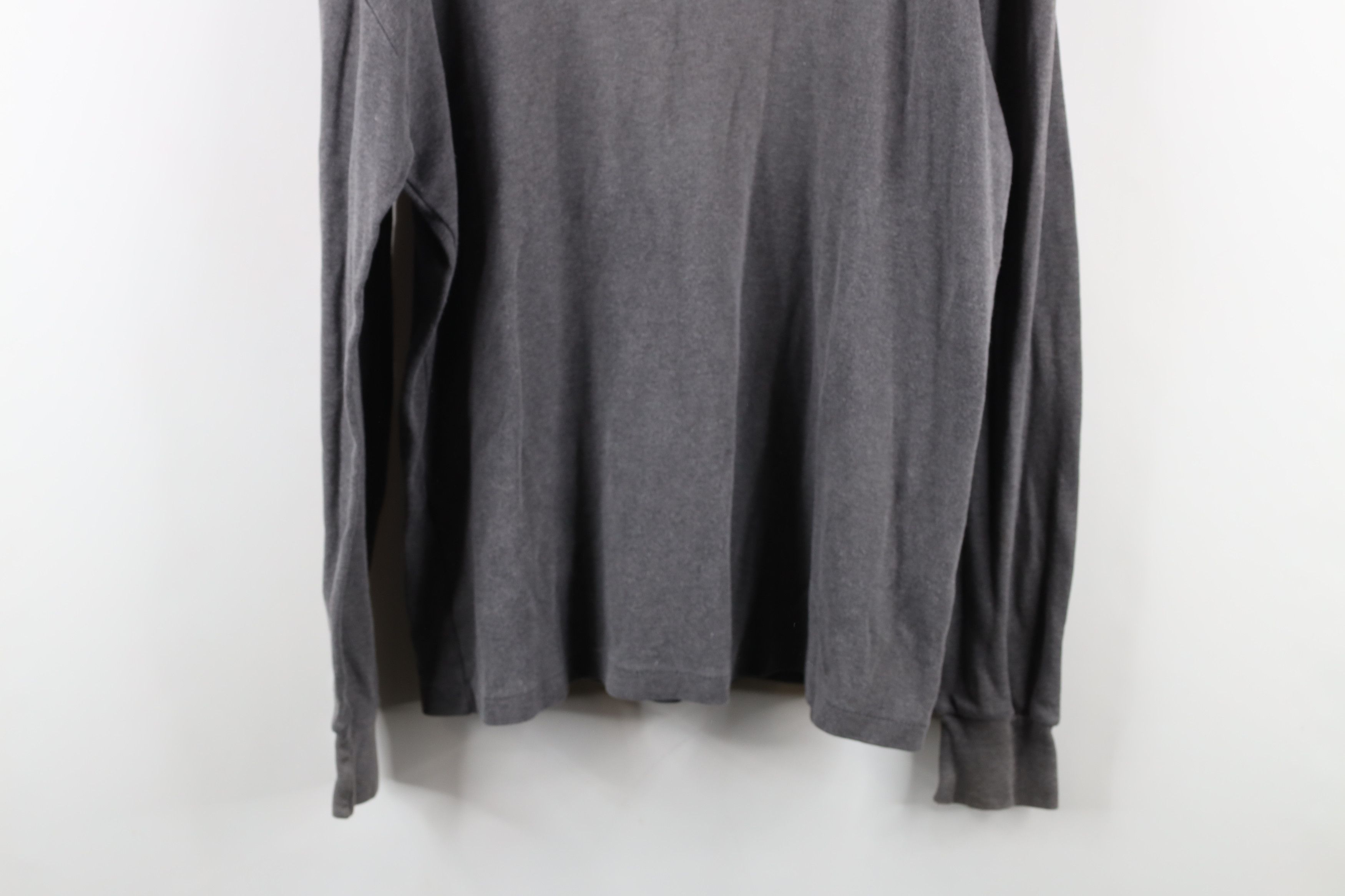 Vintage × Woolrich Woolen Mills Vintage 90s Woolrich Turtleneck T-Shirt Gray Cotton USA Size US L / EU 52-54 / 3 - 12 Thumbnail