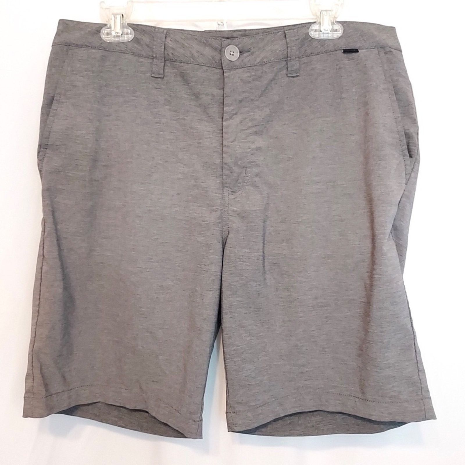 TravisMathew Travis Mathew Men’s Gray Casual Active Flat Front Shorts Size US 34 / EU 50 - 1 Thumbnail