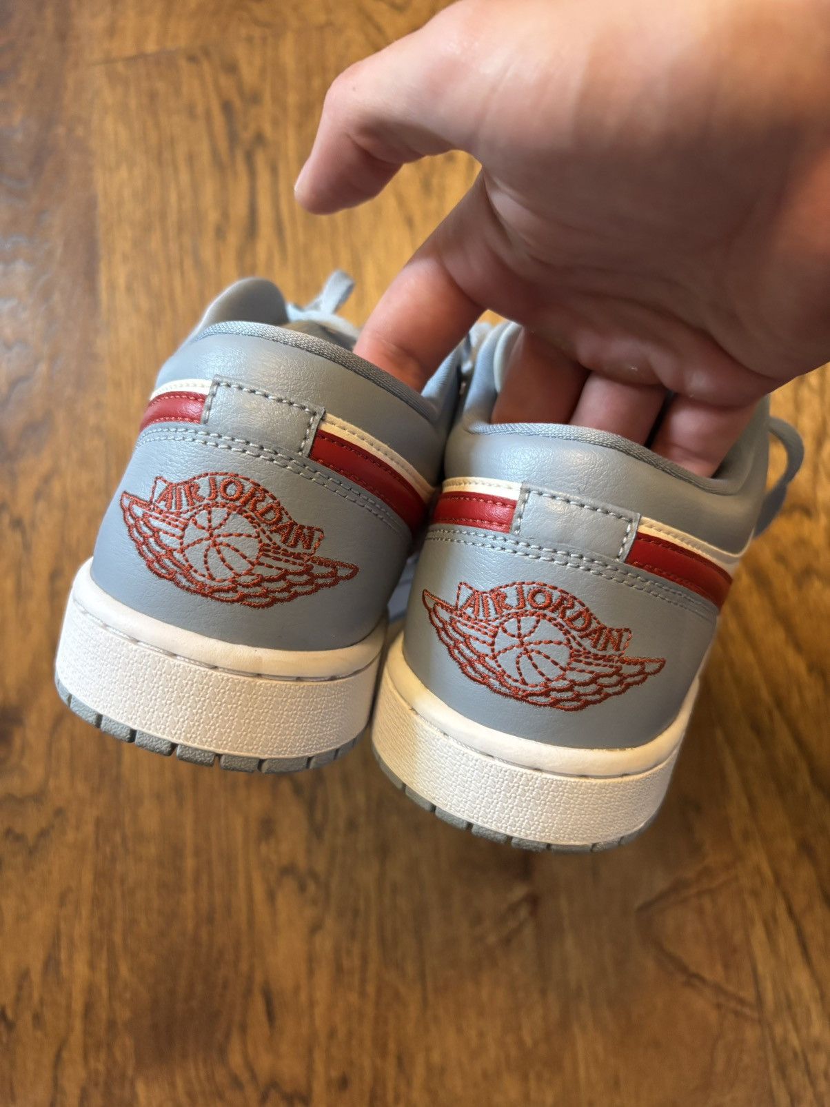 Jordan Brand Jordan 1 Low Sport Blue Gym Red Size US 10.5 / IT 40.5 - 3 Thumbnail
