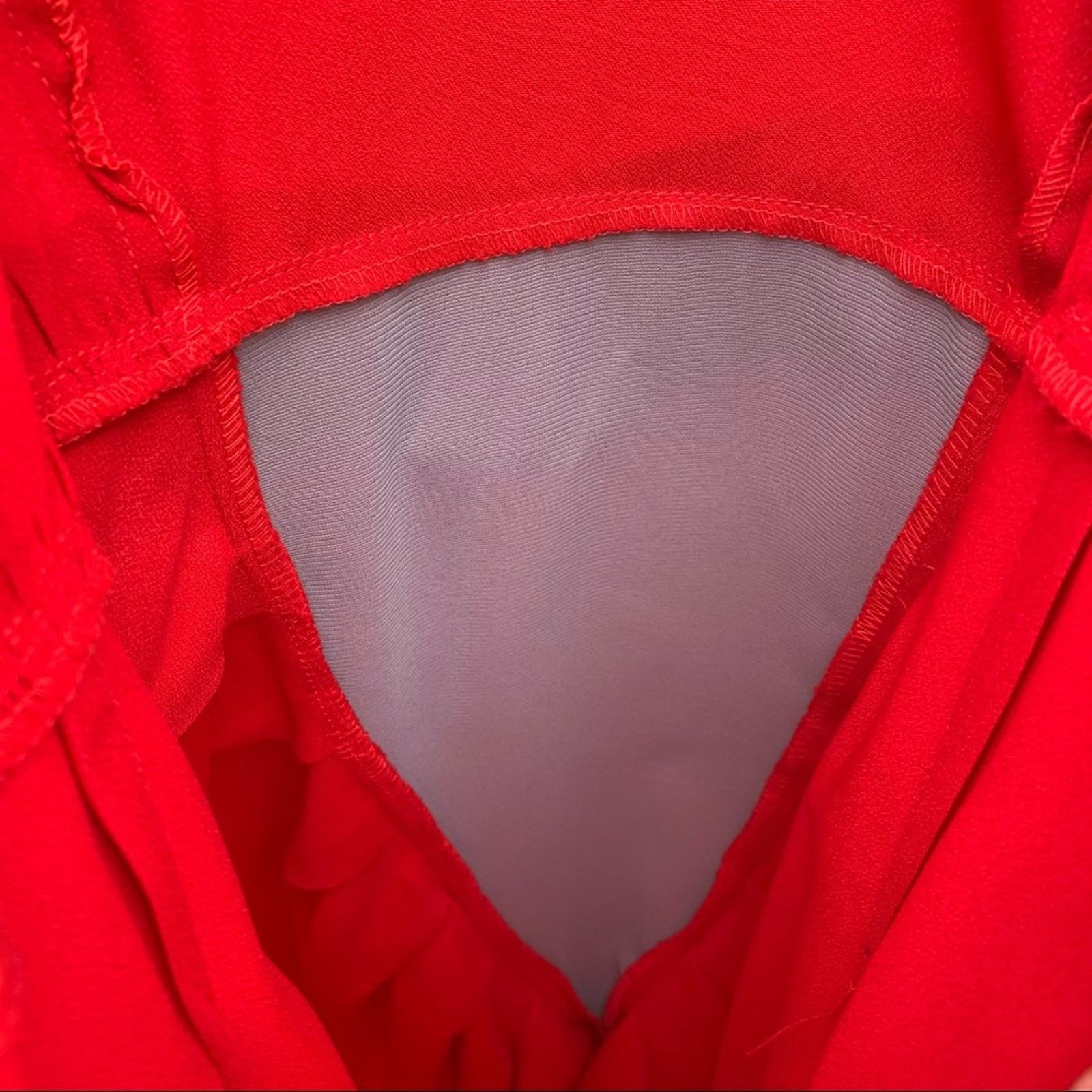 80s Red All That Jazz wiggle dress belted ruched hips Size 7