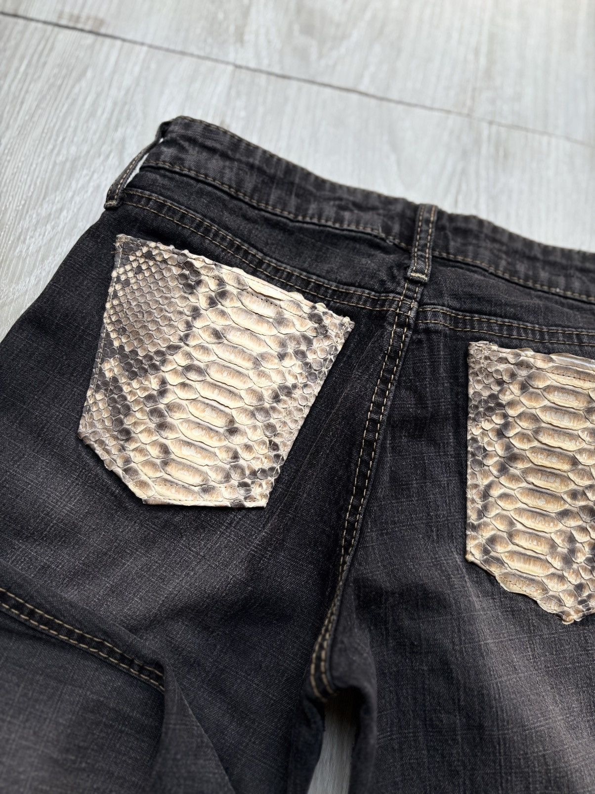 Japanese Brand WOW lace up flare jeans Size US 27 - 6 Thumbnail