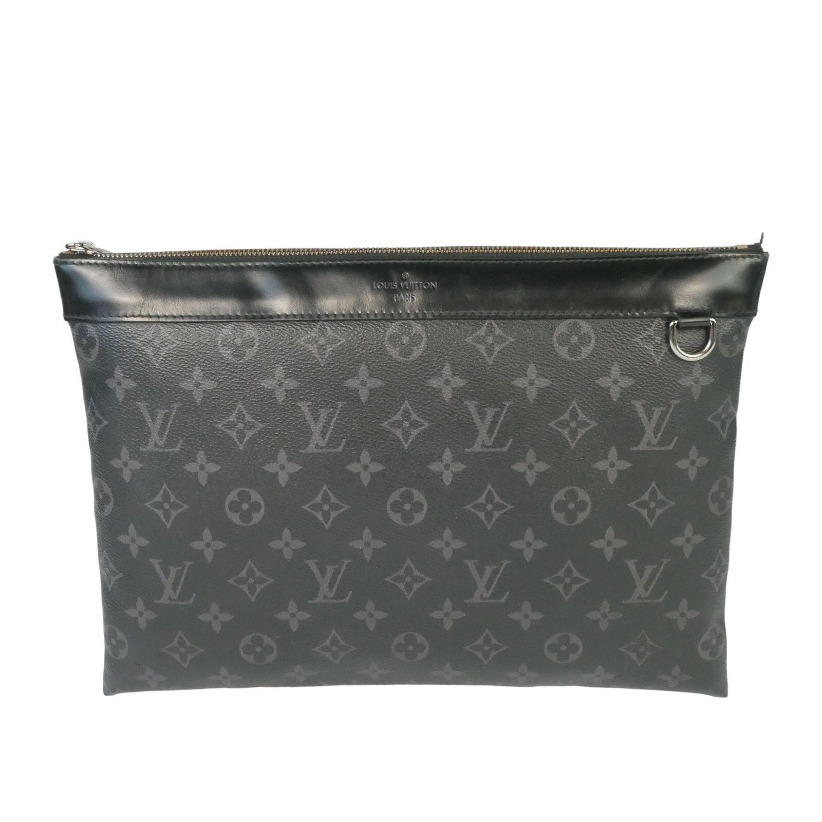 Louis Vuitton Louis Vuitton Monogram Eclipse Clutch Bag Size ONE SIZE - 1 Thumbnail