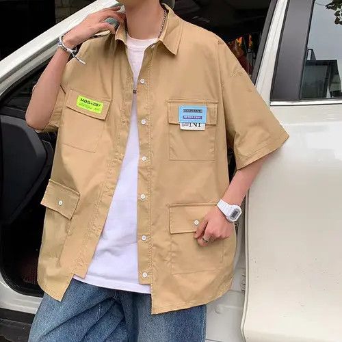 Japanese Brand Hiroko x Mieko Khaki Plaid Vintage Loose Casual Shirt Size US M / EU 48-50 / 2 - 4 Thumbnail