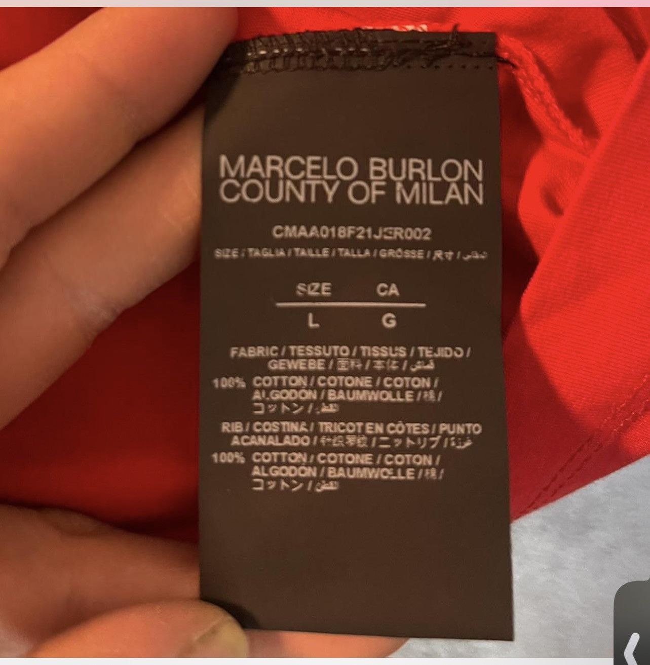 Marcelo Burlon Marcelo Burlon County Of Milan Buffalo Tee Size US L / EU 52-54 / 3 - 7 Thumbnail