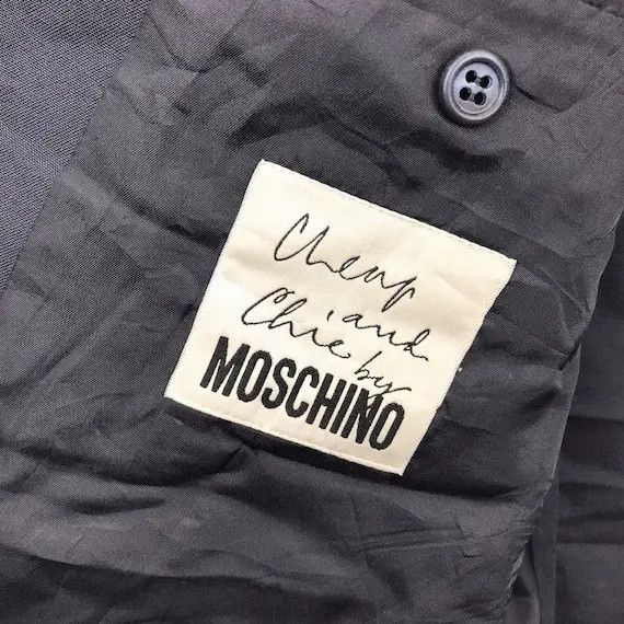 Moschino Vtg MOSCHINO CHEAP & CHIC Double Breasted 2 Button Blazer Size 44R - 9 Thumbnail