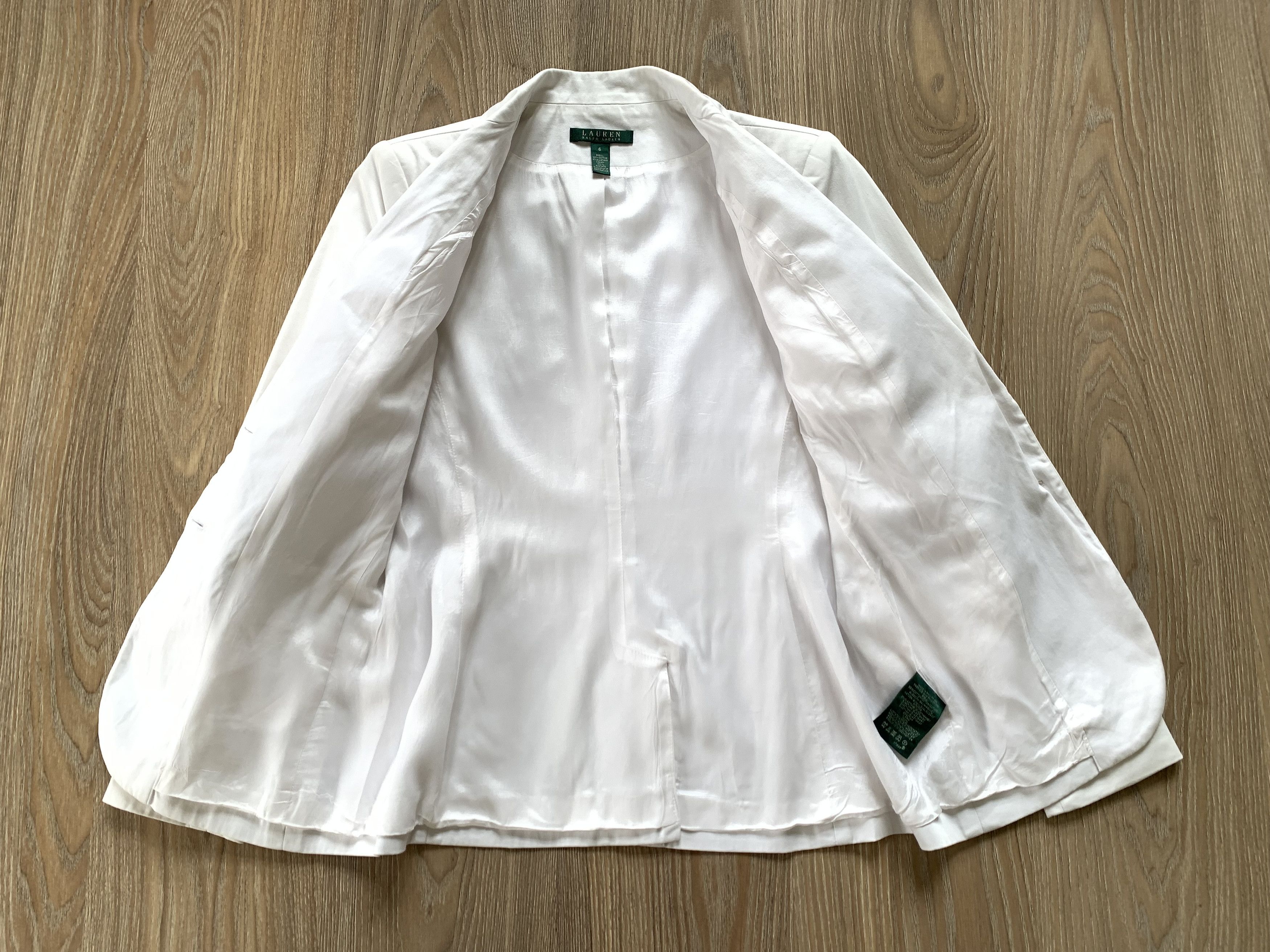 Lauren Ralph Lauren Lauren Ralph Lauren White Women's Blazer Jacket Size S / US 4 / IT 40 - 4 Thumbnail