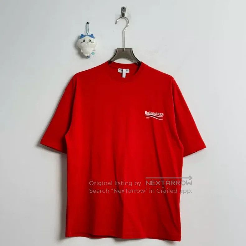 Balenciaga Balenciaga Red Coke Short Sleeve S Size Size US S / EU 44-46 / 1 - 1 Thumbnail