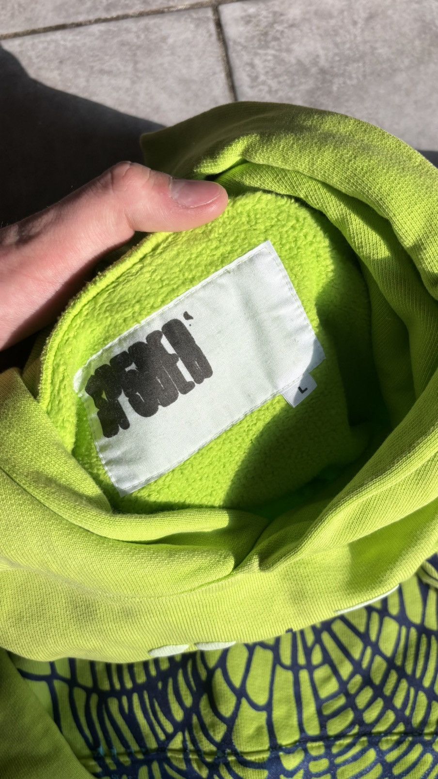 Sp5der Neon sp5der hoodie Size US L / EU 52-54 / 3 - 3 Thumbnail