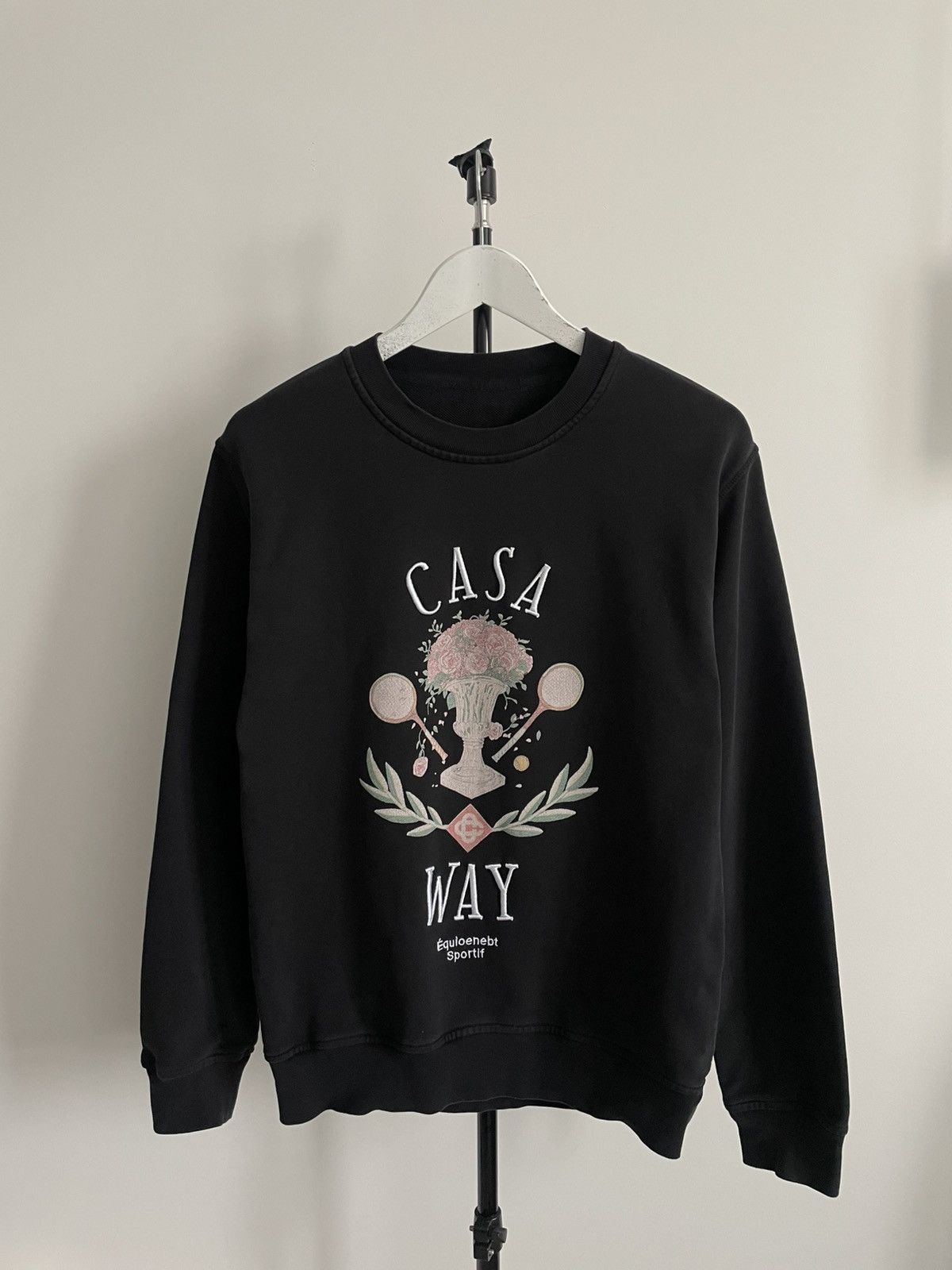 Casablanca Casablanca Casa Way Black Sweatshirt Size US S / EU 44-46 / 1 - 1 Thumbnail
