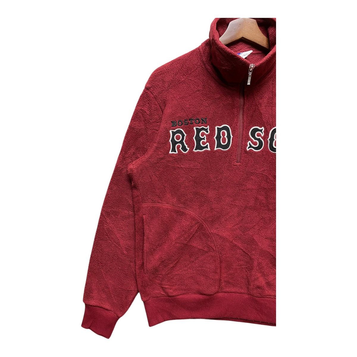 MLB MLB X Uniqlo Red Sox Baseball Fleece Quarter Zip Size L Size US L / EU 52-54 / 3 - 3 Thumbnail