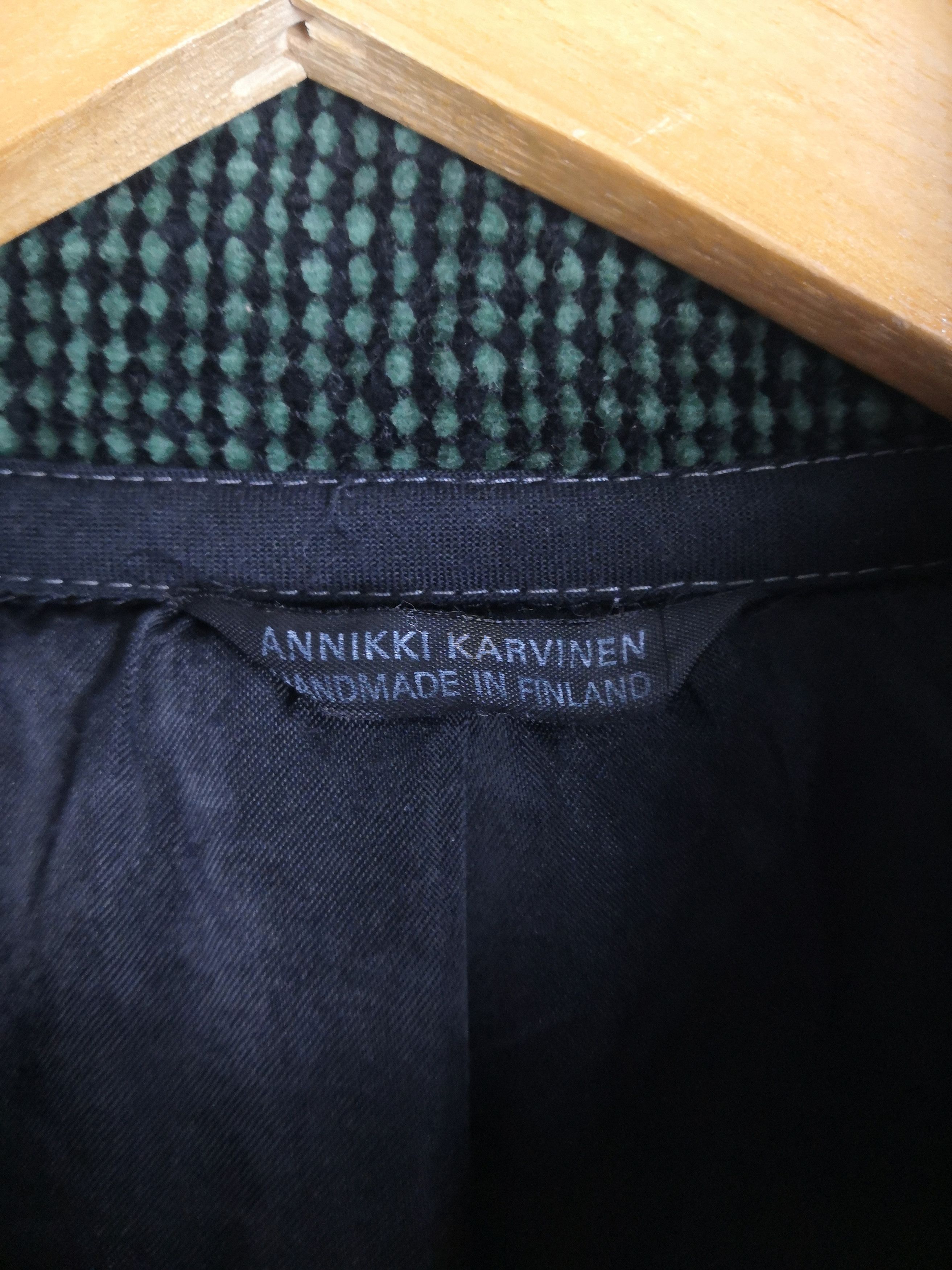 Annikki Karvinen Vintage Annikki Karvinen Jacket Handmade Art Winter Coat Size US L / EU 52-54 / 3 - 4 Thumbnail