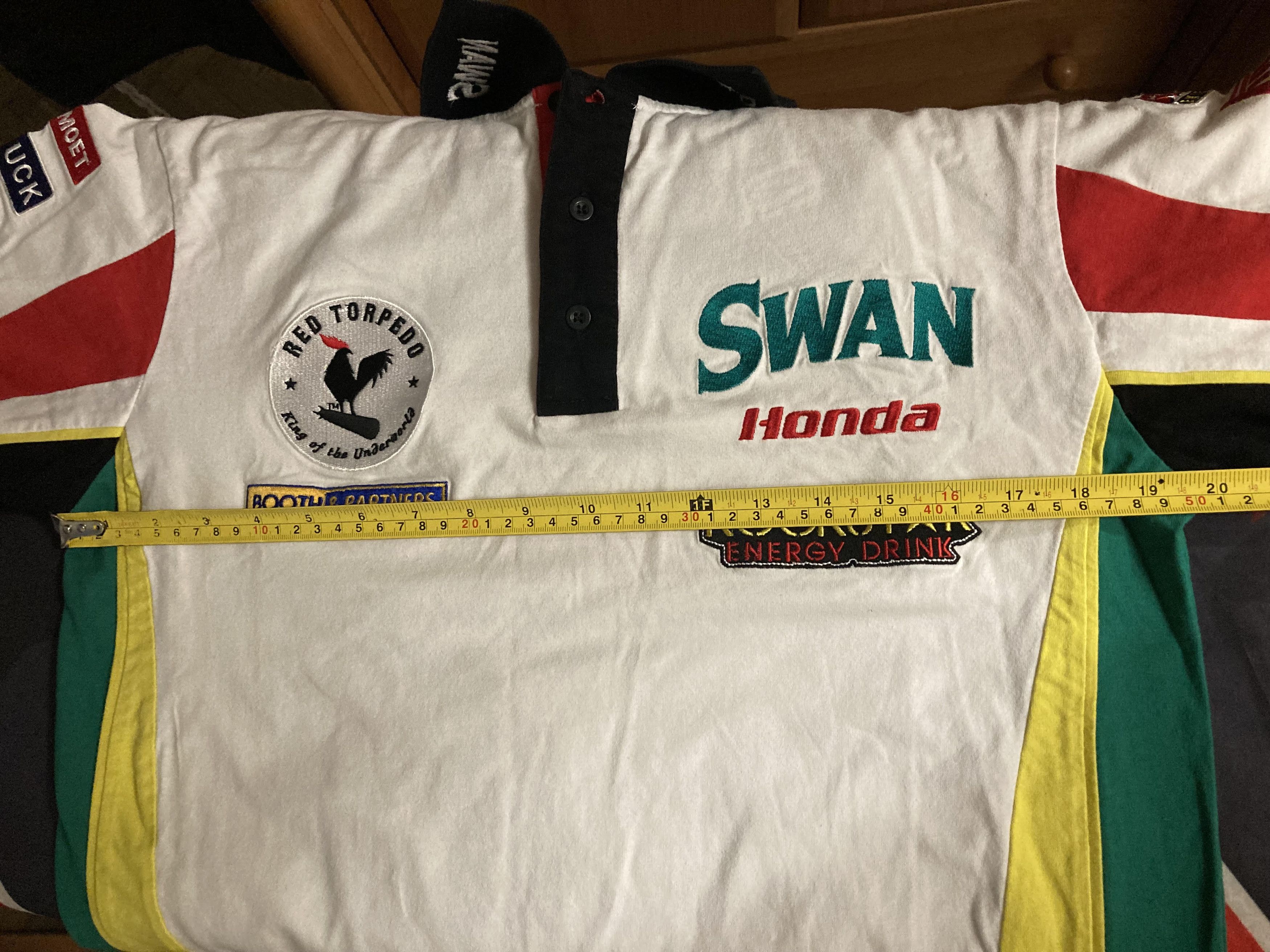 Honda Honda Swan Polo Shirt Moto GP Track Racing Motorcycle Team Size US S / EU 44-46 / 1 - 14 Thumbnail