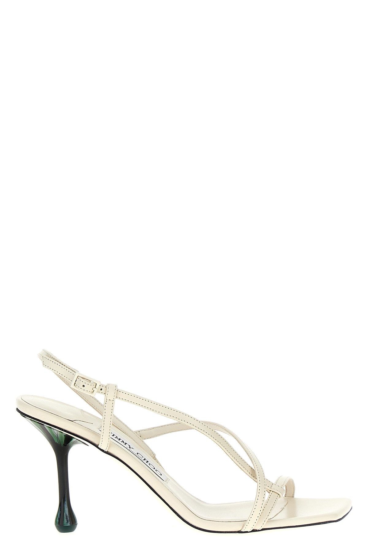 image of Jimmy Choo 'etana' Sandals in White, Women's (Size 7)
