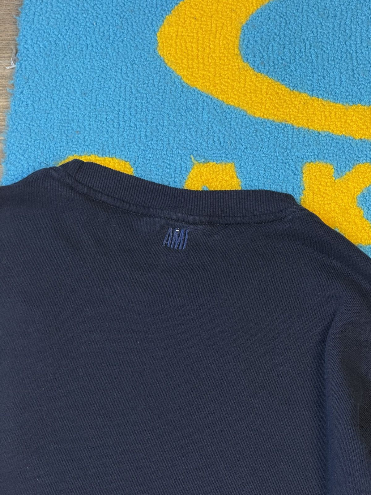 AMI AMI Logo Navy Blue Sweatshirt Size US L / EU 52-54 / 3 - 7 Thumbnail