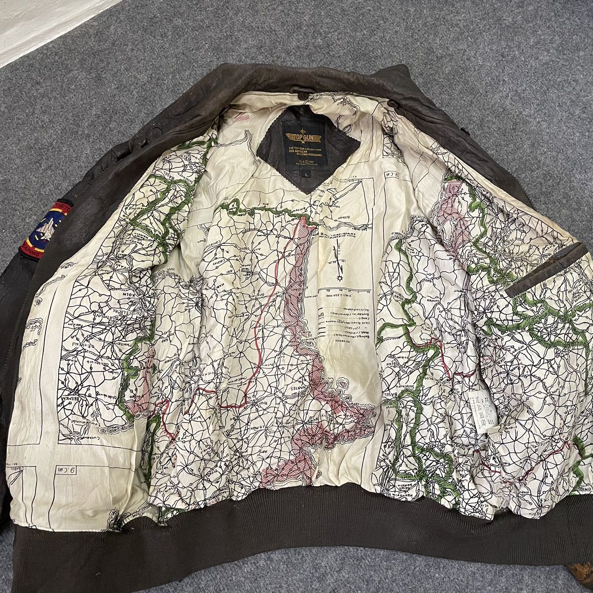 Vintage 1994 Top Gun G-1 Flight Jacket Paramount Pictures Very Rare Size US L / EU 52-54 / 3 - 11 Thumbnail