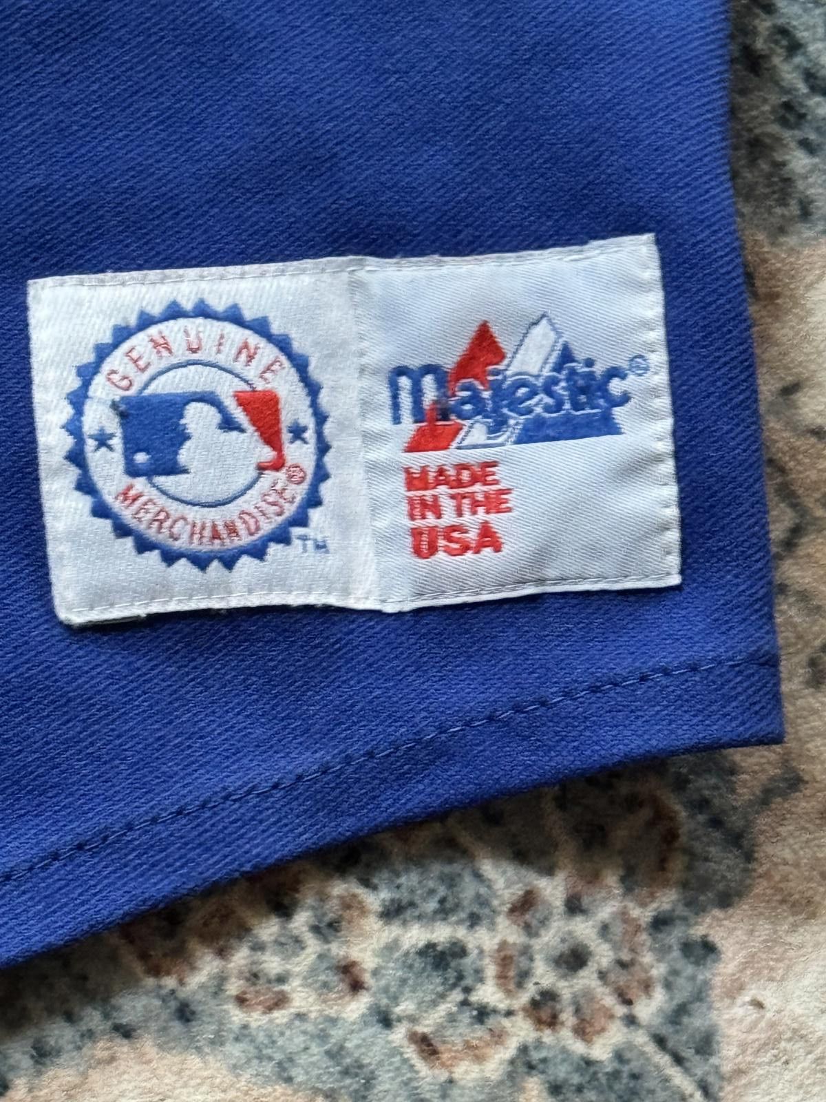 Majestic Vintage Joe Carter Toronto Blue Jays Majestic Jersey [] Size ONE SIZE - 2 Thumbnail