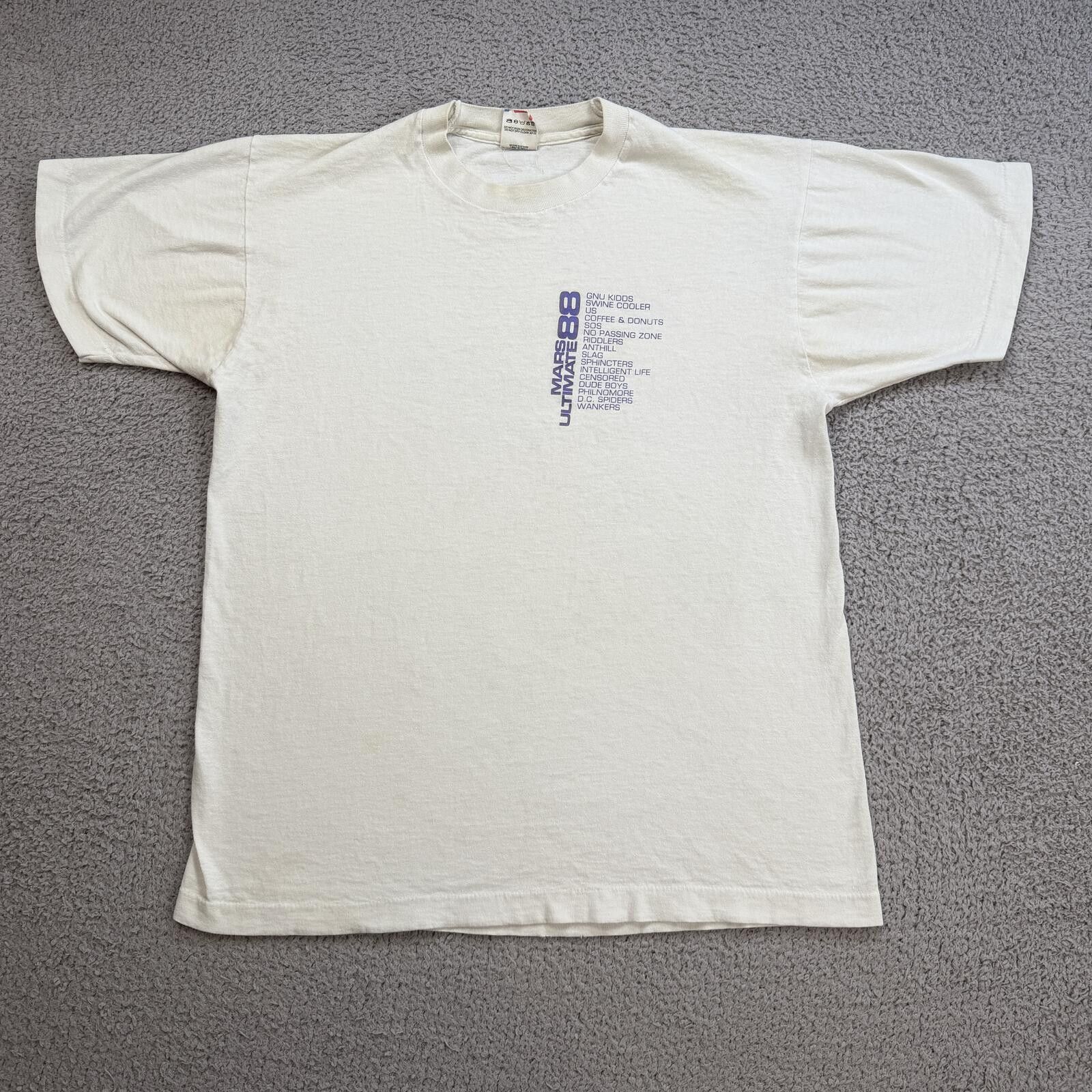 Fruit Of The Loom Vintage 1988 Mars Ultimate Classic T Shirt L Made In USA Tee Size US L / EU 52-54 / 3 - 2 Thumbnail