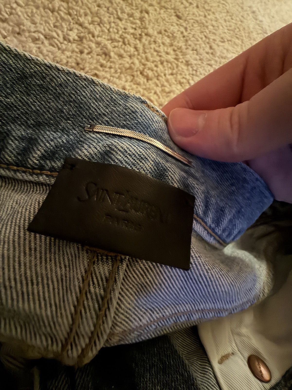 Saint Laurent Paris Saint Laurent mens slim low rise jeans Size US 29 - 6 Thumbnail