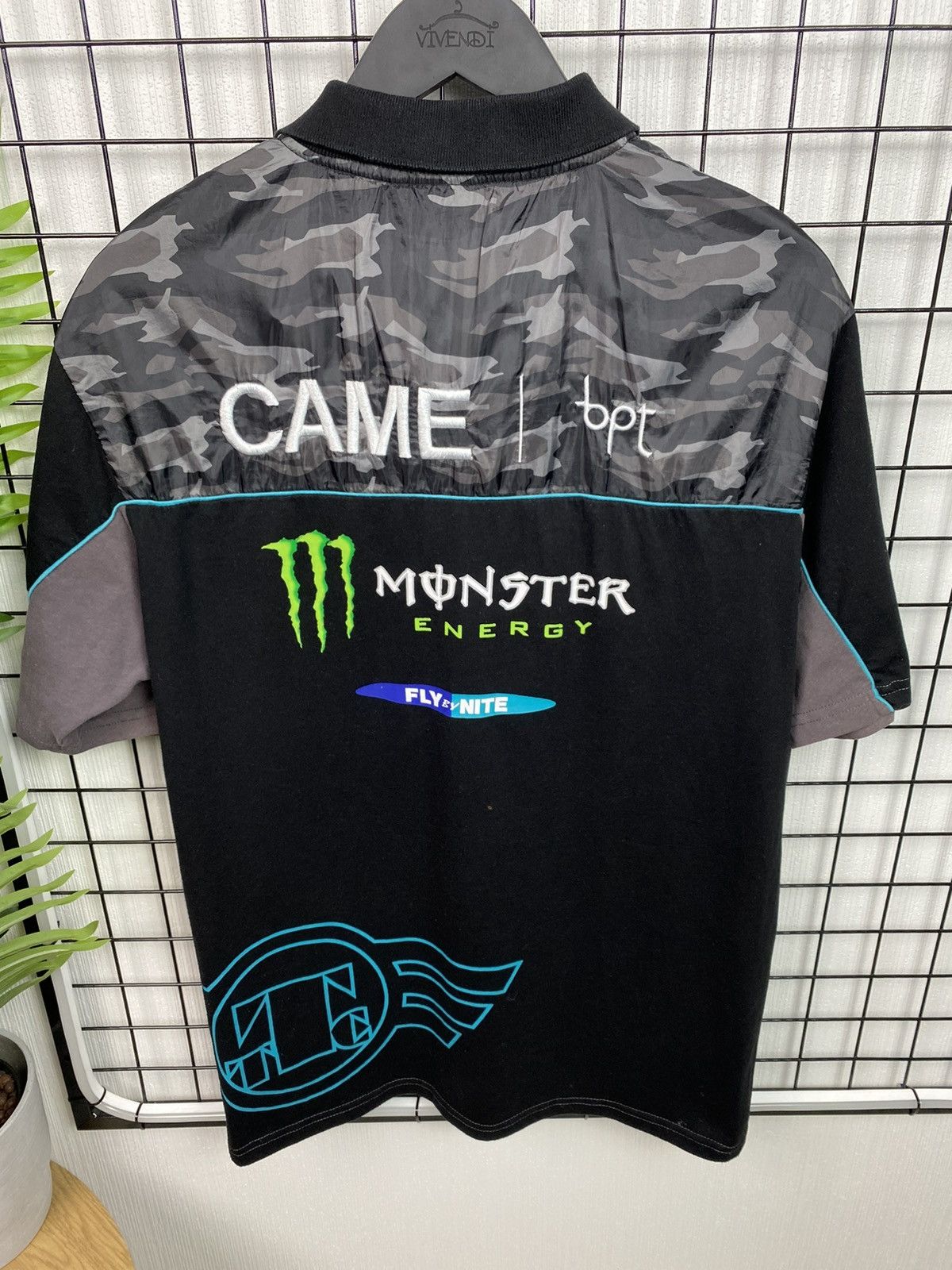 Other Monster Energy Racing Polo tee Men L size black T-Shirt Size US L / EU 52-54 / 3 - 18 Thumbnail