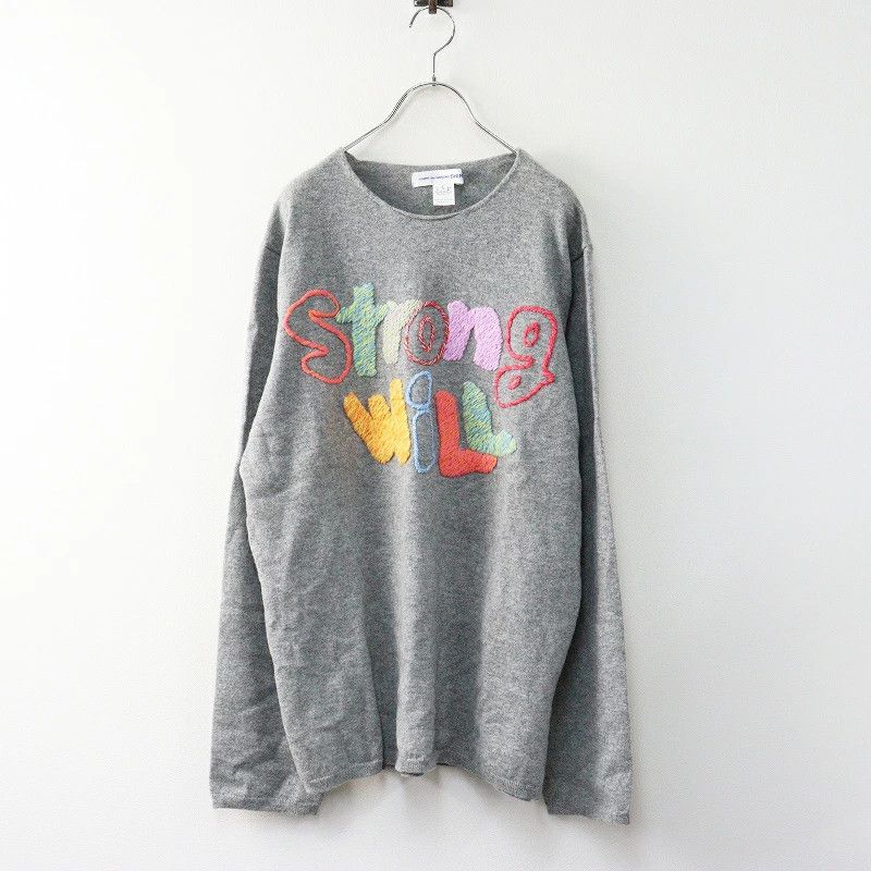 Comme des Garcons SHIRT Sweater Embroidered Design Knitted Size US L / EU 52-54 / 3 - 1 Thumbnail