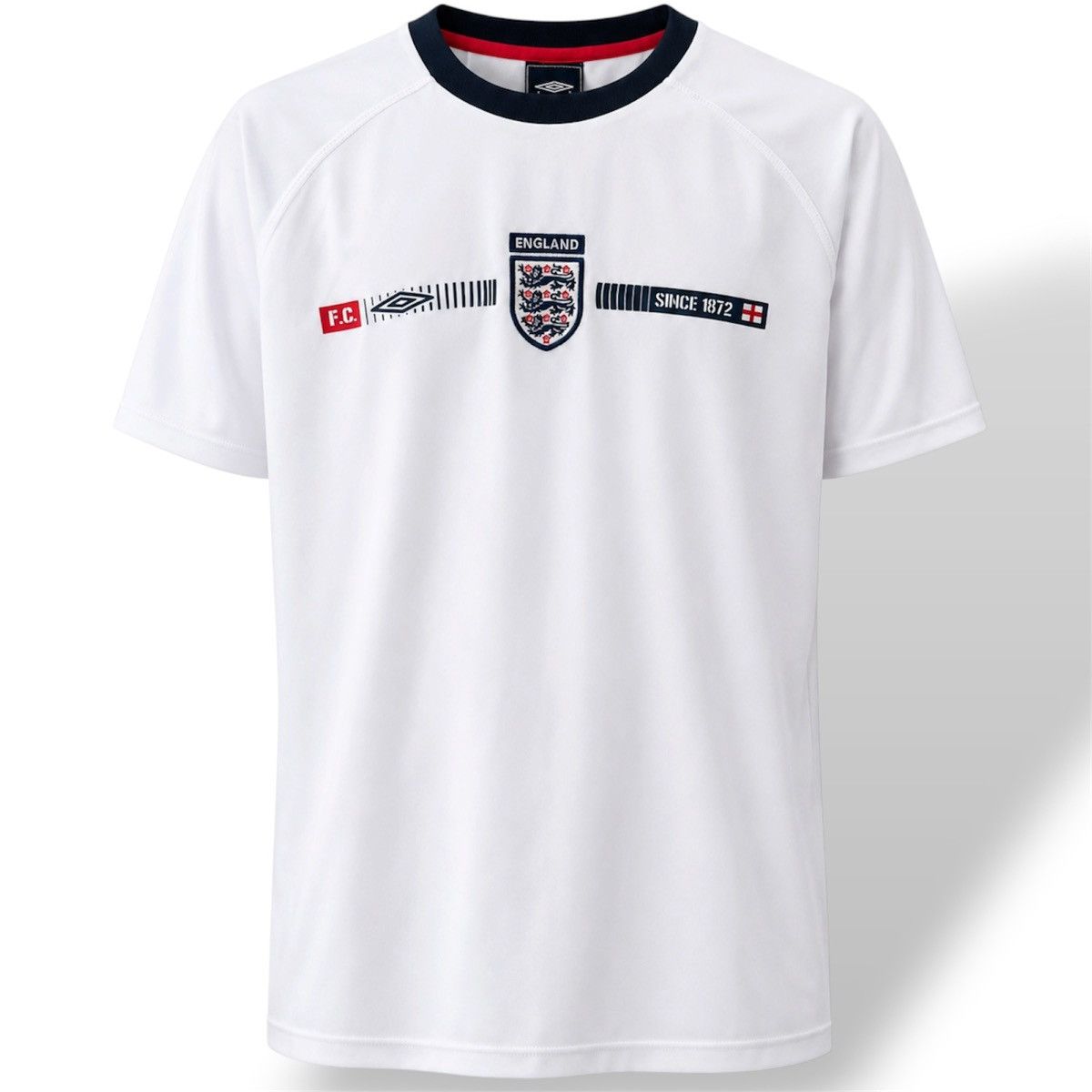 Umbro 2000/01 ENGLAND NATIONAL TRAIN SOCCER JERSEY FOOTBALL SHIRT Size US L / EU 52-54 / 3 - 1 Thumbnail