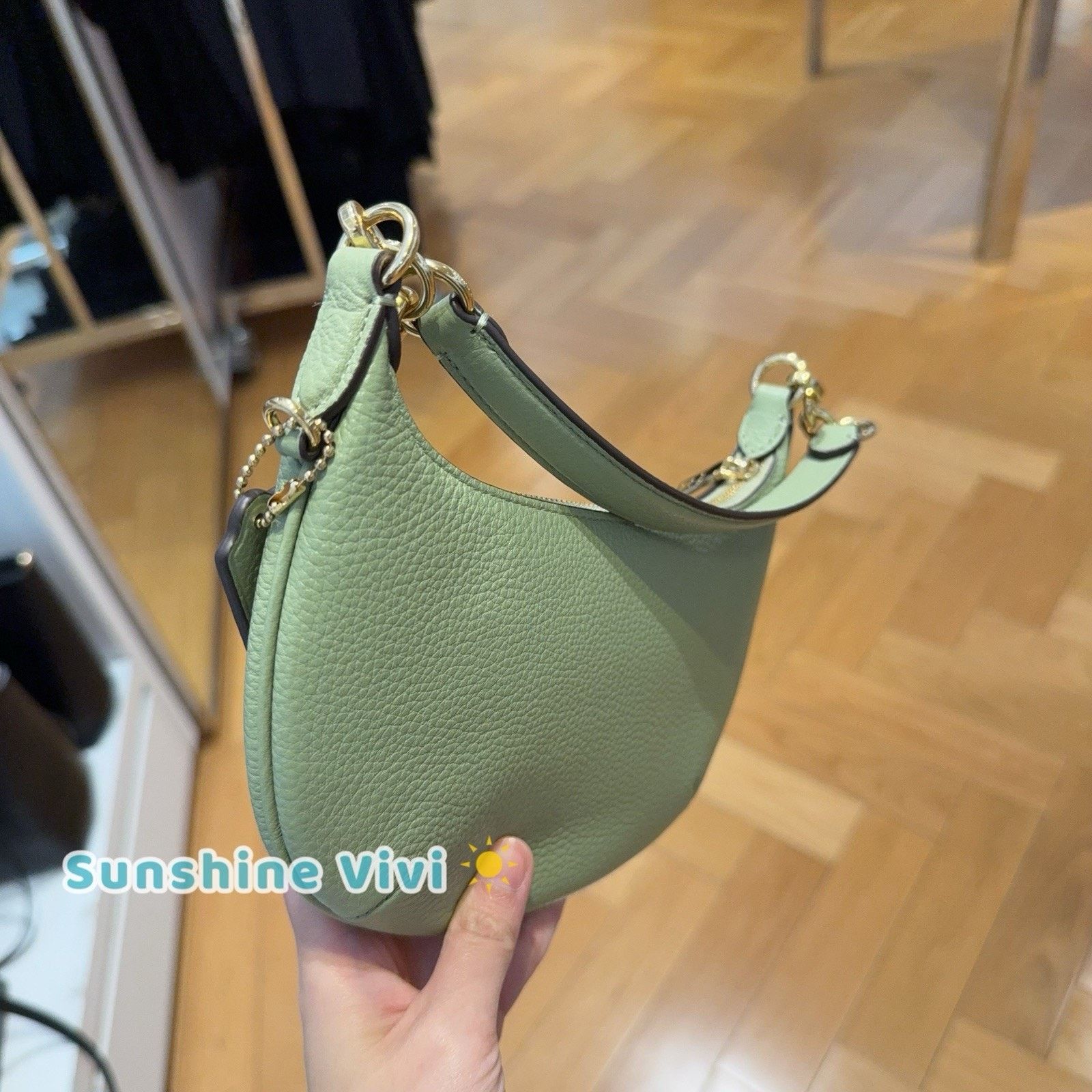 Coach NWT Coach Mini Payton Bag CEL08 leather IM/PISTACHIO Size ONE SIZE - 4 Thumbnail