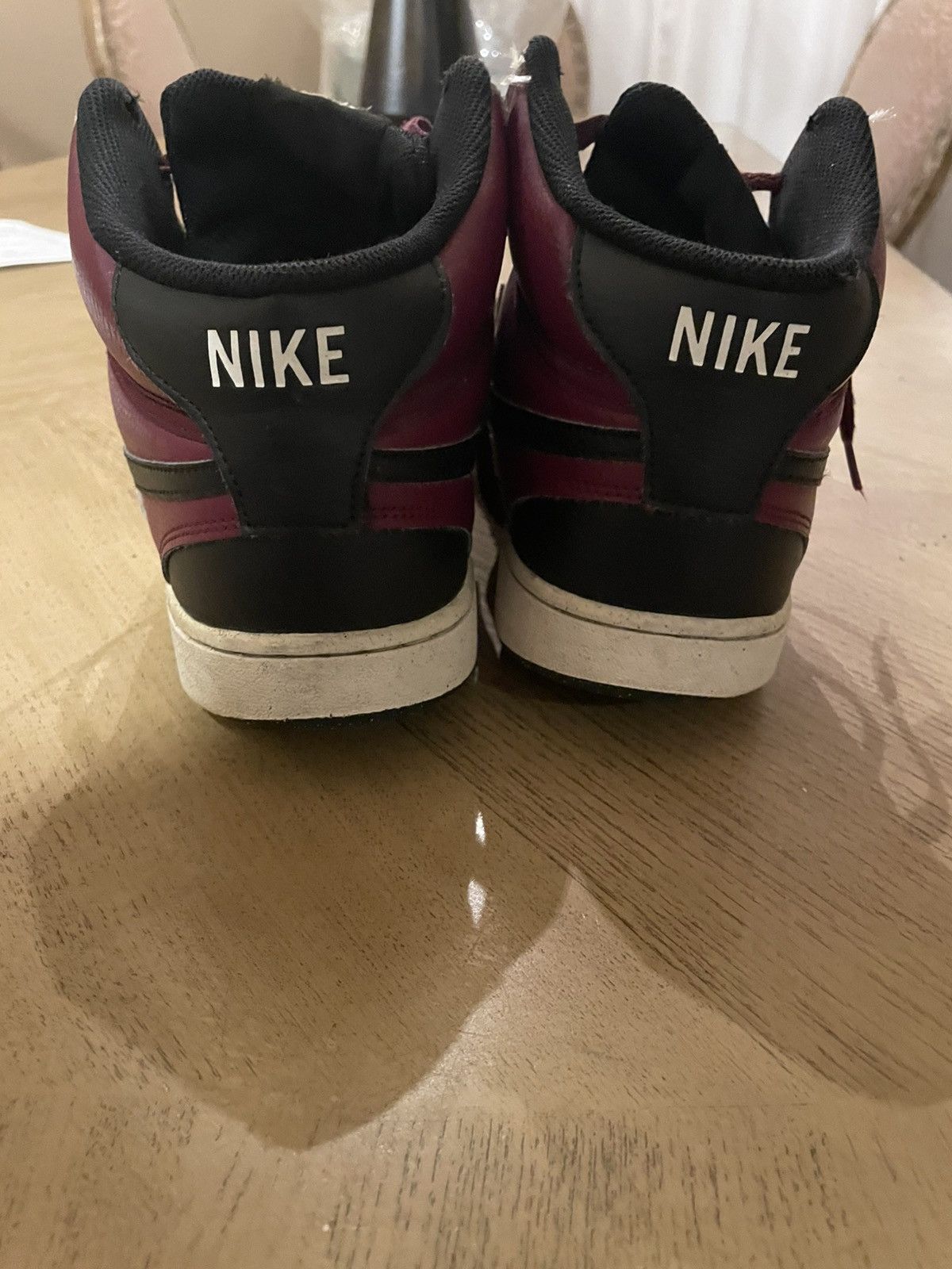 Nike Nike Court Vision Maroon Size US 11.5 / EU 44-45 - 4 Thumbnail