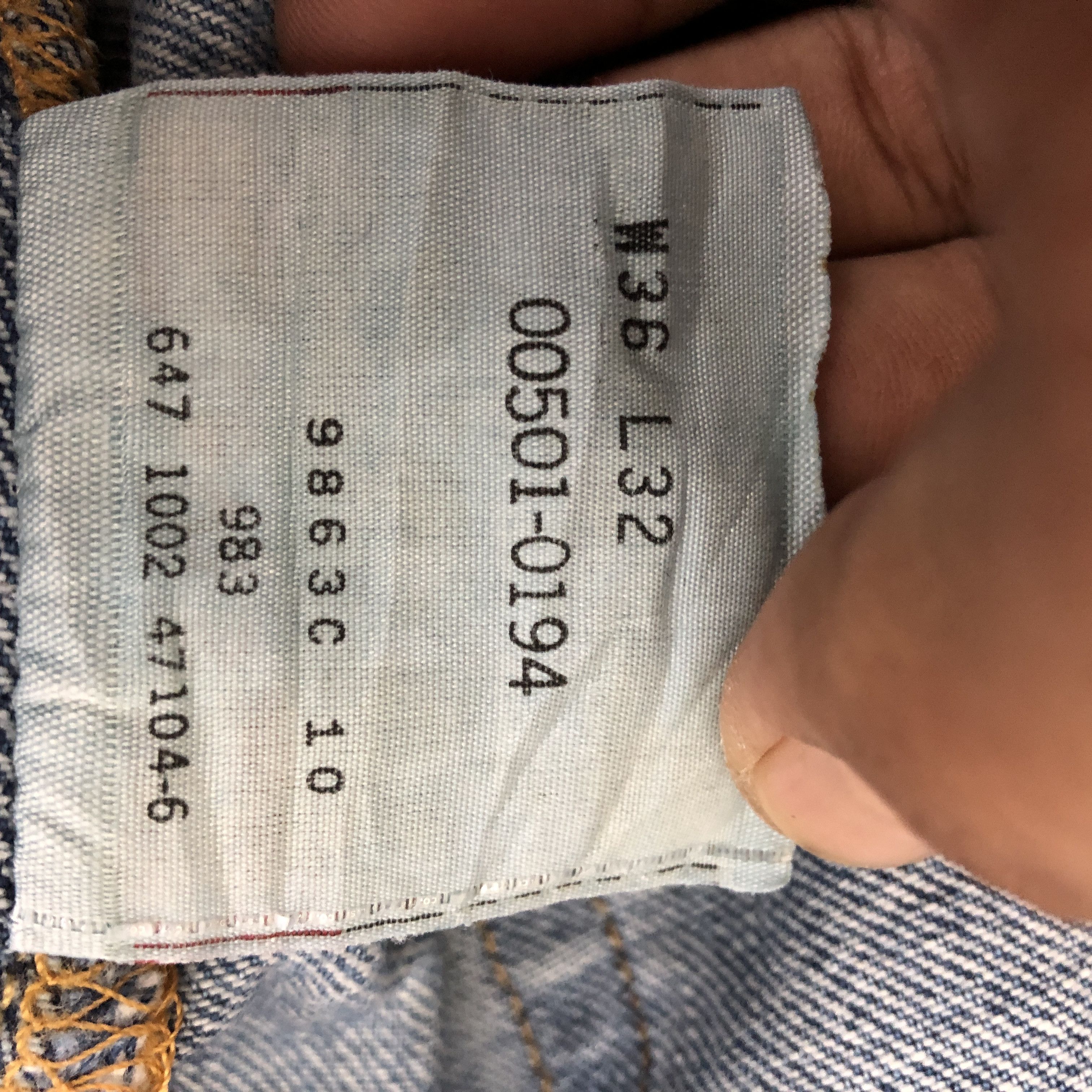 Levi's Vintage Levis 501 Jeans Levis 501 Denim Pants Size US 34 / EU 50 - 10 Thumbnail