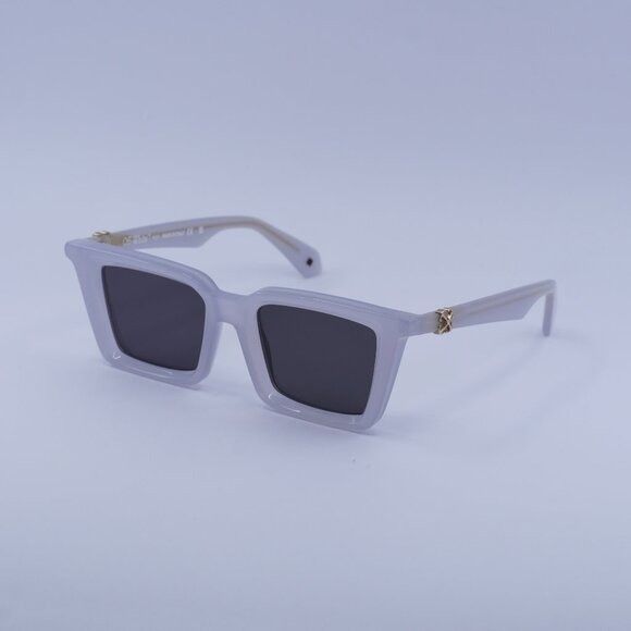 Off-White Off-White OERI13U DALTON 0907 Sunglasses Shiny Light Grey Size ONE SIZE - 1 Thumbnail