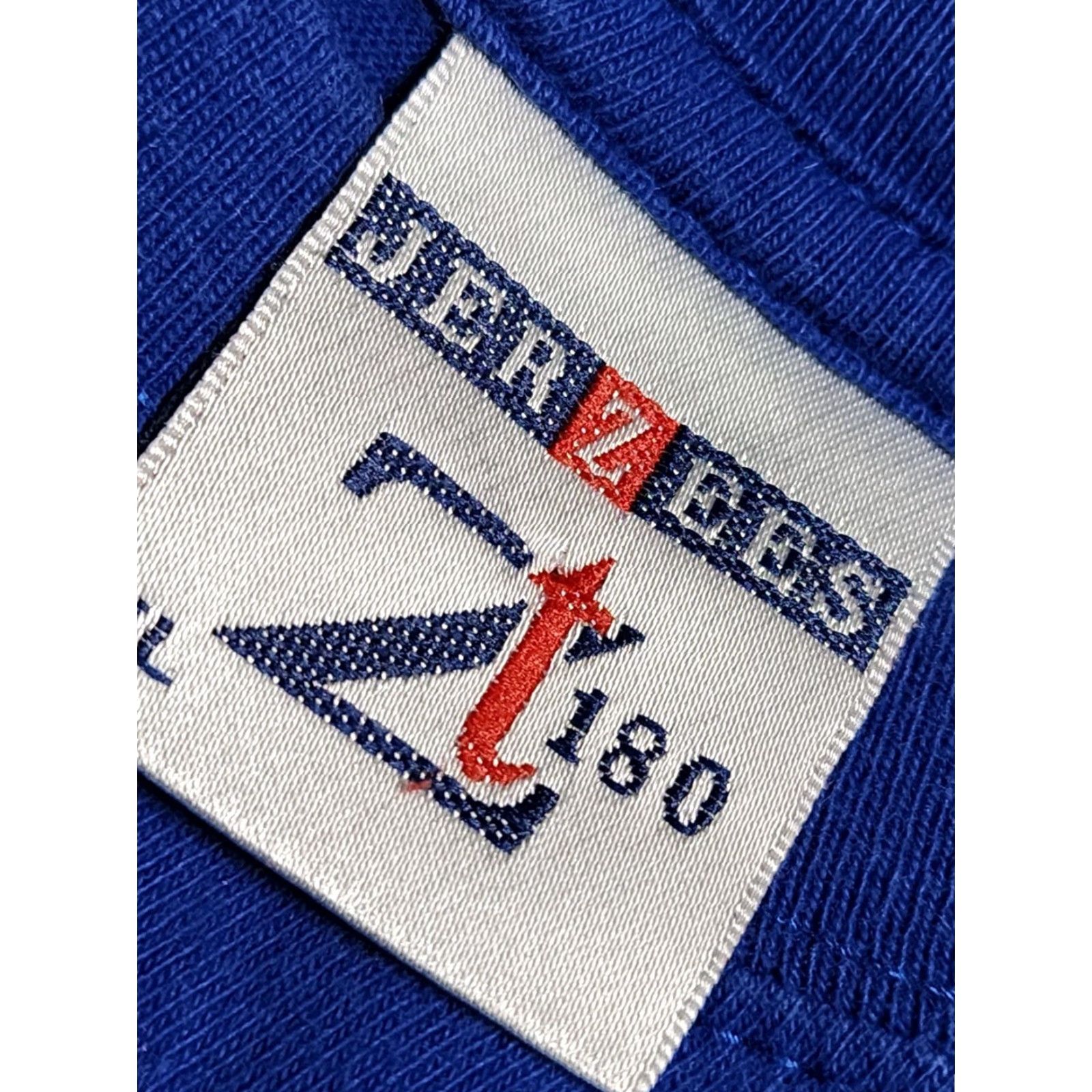 Jerzees VINTAGE Mens XL Roman Helmet Hair T Shirt Distressed Renaissance Medieval Blue 1990s Graphic Tee Men Size US XL / EU 56 / 4 - 6 Thumbnail