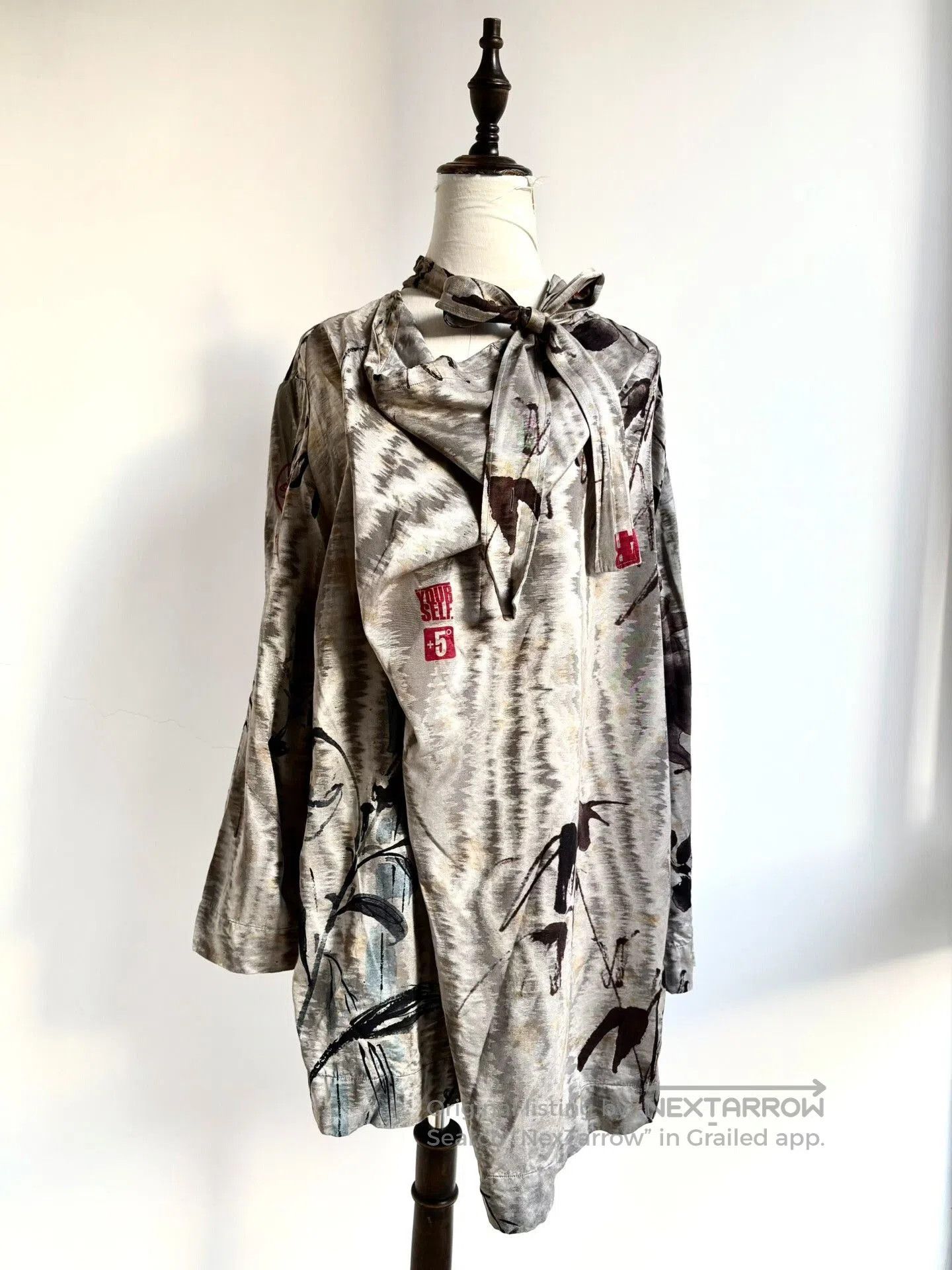 Vivienne Westwood vivienne westwood green watercolor style top. Size L / US 10 / IT 46 - 1 Thumbnail