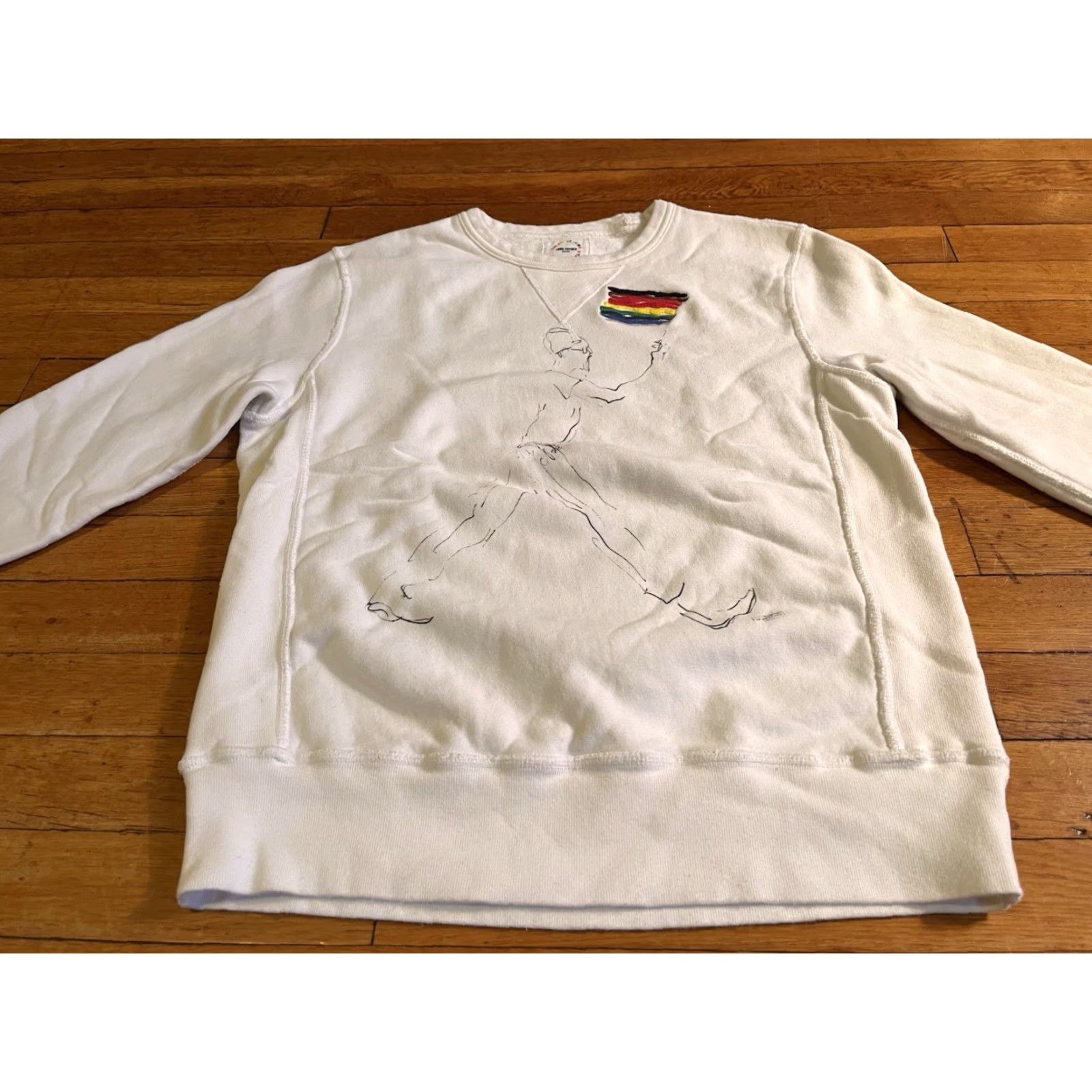 Todd Snyder Todd Snyder The Art of Pride Flag 2020 Richard Haines Sweater Shirt? Size US S / EU 44-46 / 1 - 2 Thumbnail