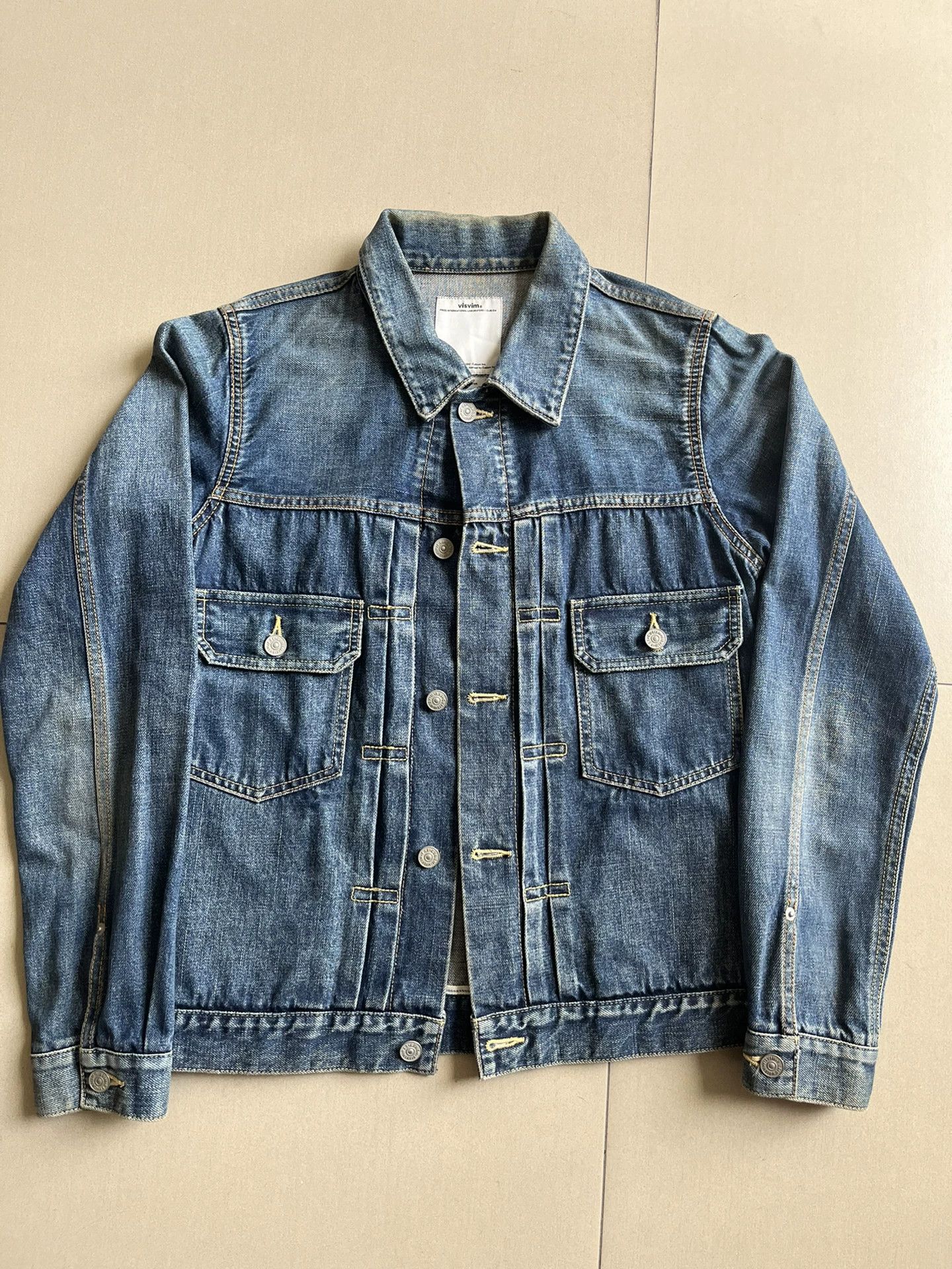 Visvim VISVIM 16SS 101 washed denim jacket Size US M / EU 48-50 / 2 - 1 Thumbnail