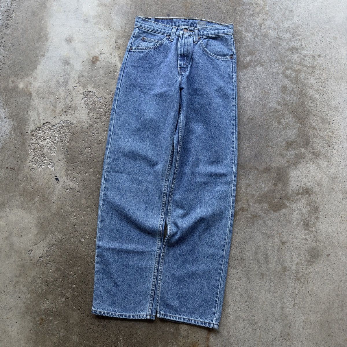 Vintage Levi's 562 Baggy Wide Denim Skater Jeans ERD Grunge Chrome Size US 27 - 10 Thumbnail