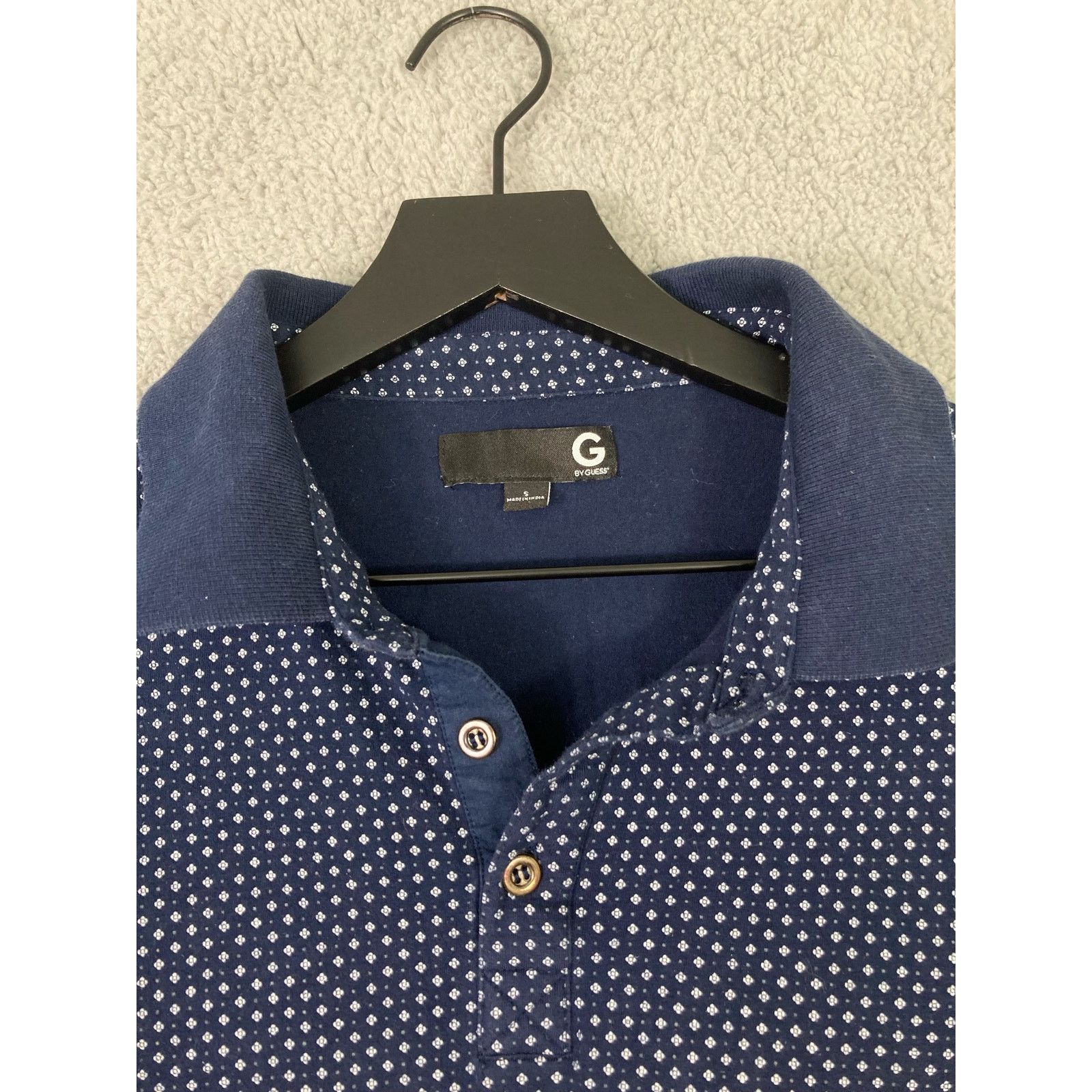 Guess Guess Polo Shirt Men's Navy Blue Size Small Classic Casual Size US S / EU 44-46 / 1 - 8 Thumbnail