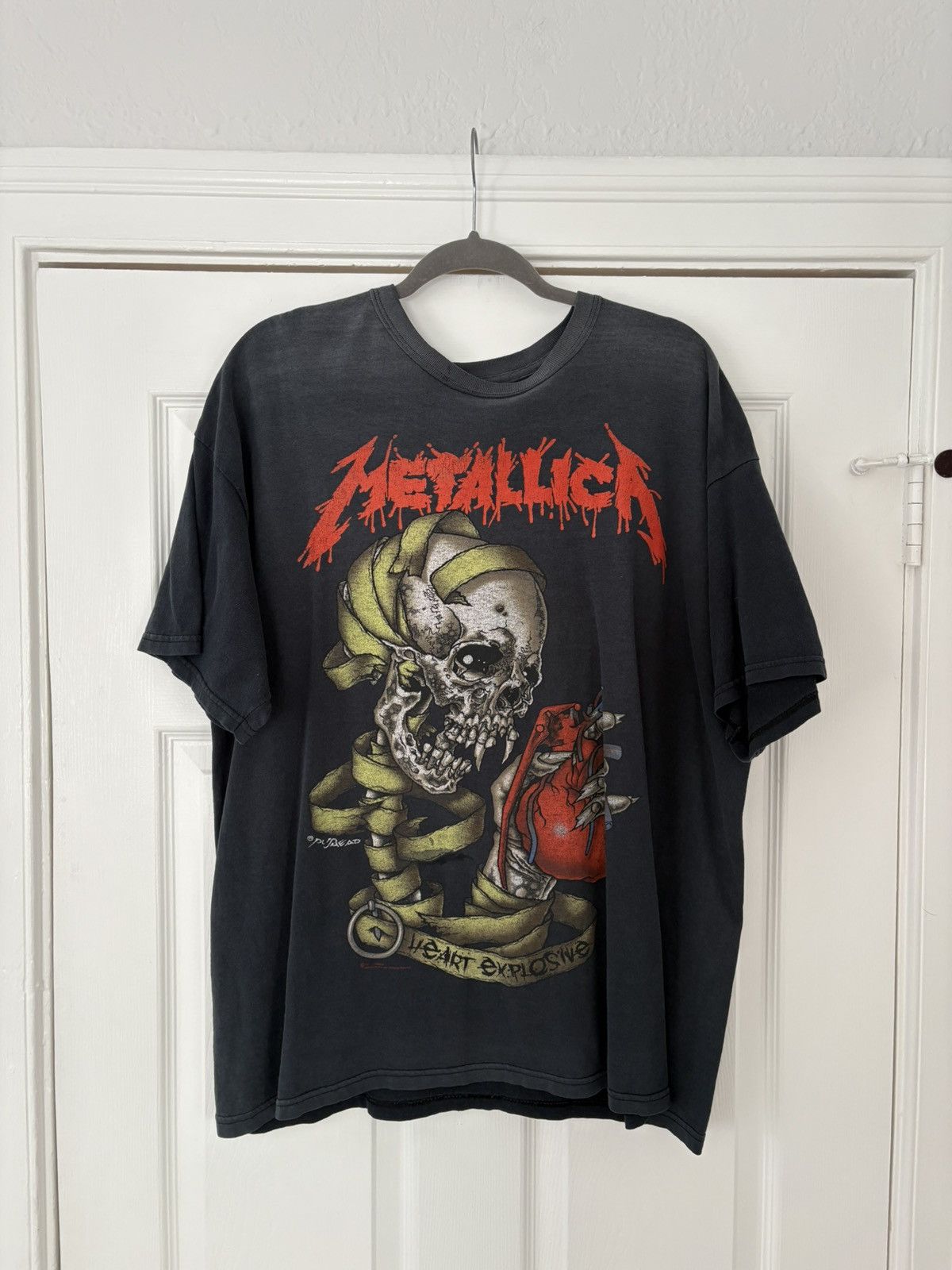 Vintage Metallica Heart Explosive Size US XL / EU 56 / 4 - 1 Thumbnail
