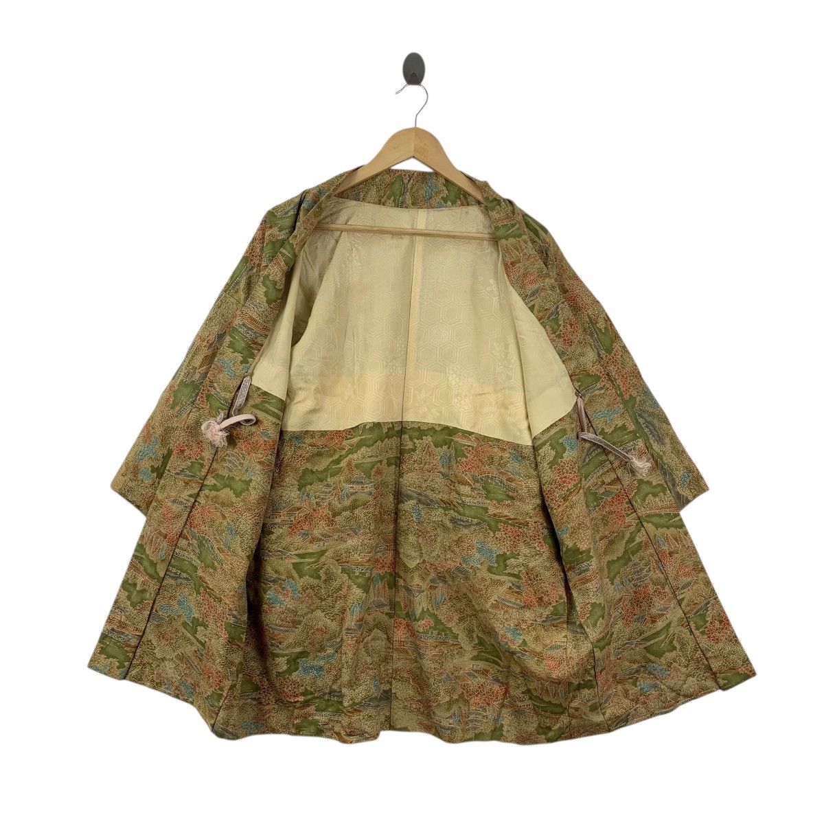 Vintage Vintage 70s KIMONO JAPAN KOMON MINKA Traditional Geisha Size XXL / US 16-18 / IT 52-54 - 6 Thumbnail