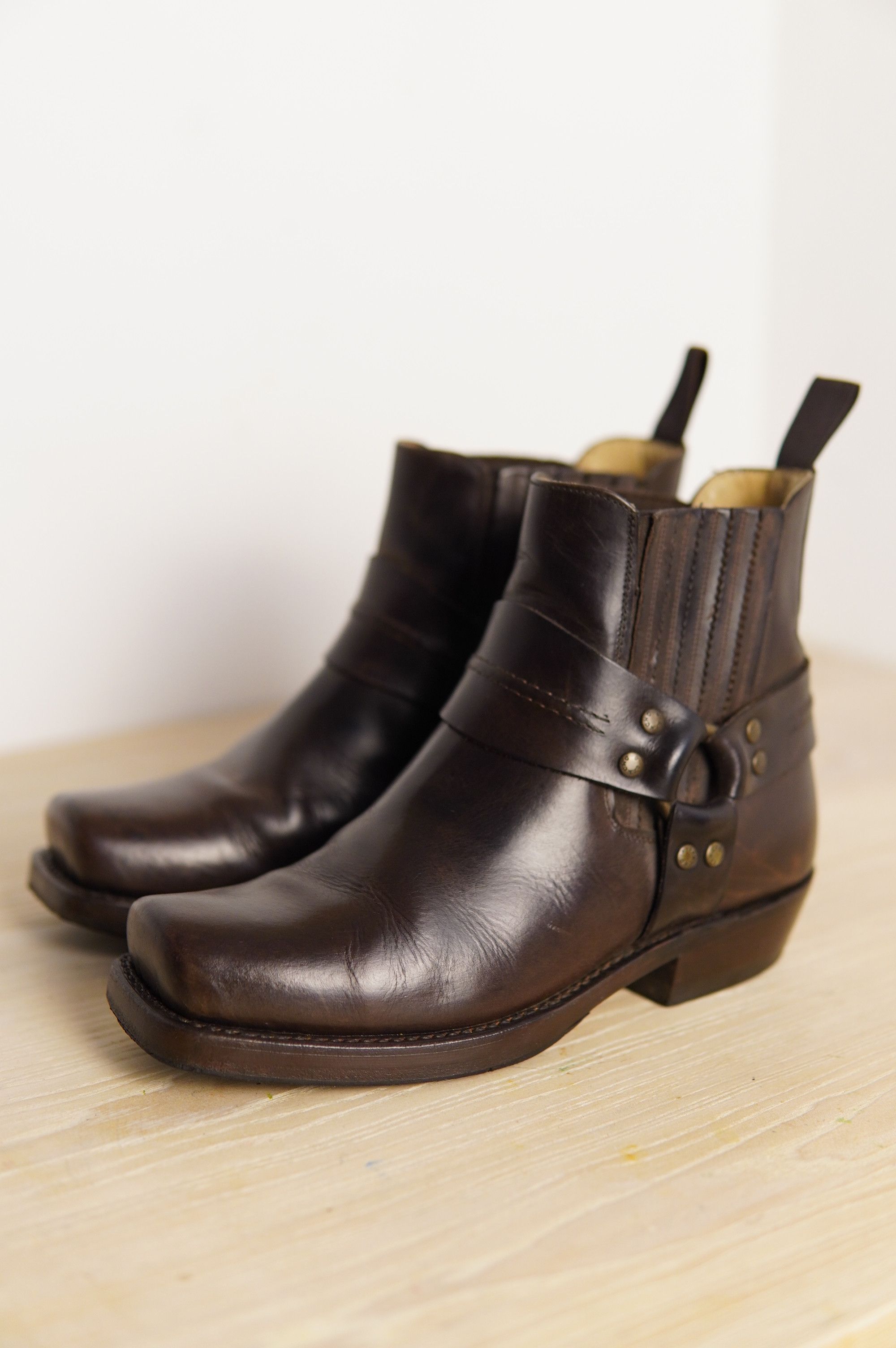 Sancho Boots Sancho Abarca 5049 Shorty Style Brown Cowboy Boots 38EU Size US 7 / IT 37 - 1 Thumbnail