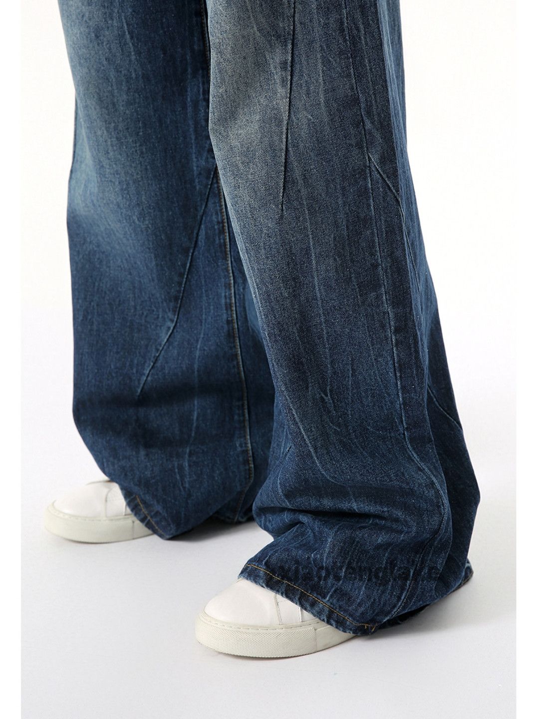 Jean × Vintage Washed faded cleanfit yuppie bootcut flared hiphop jeans Size US 32 / EU 48 - 4 Thumbnail