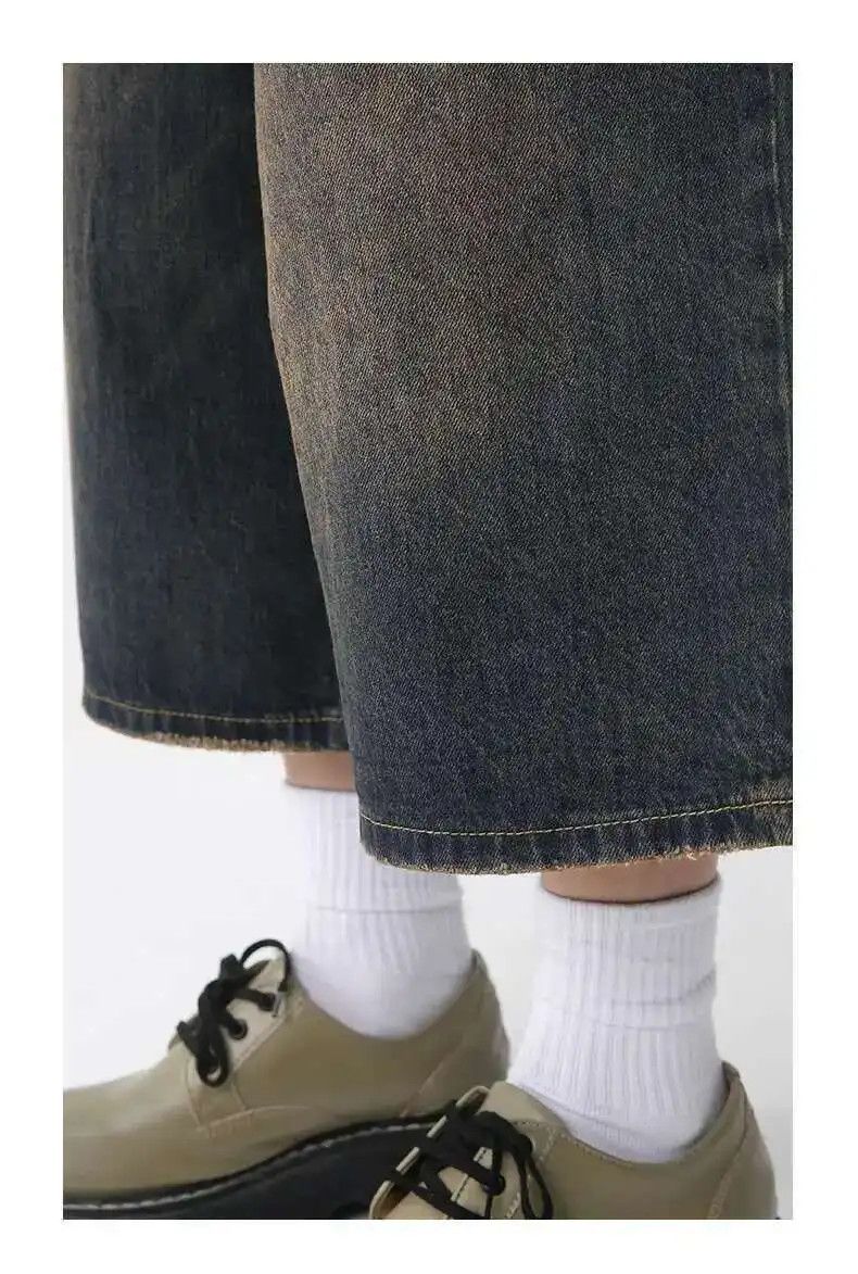 Japanese Brand Wide Leg Baggy Jeans Denim Size US 34 / EU 50 - 7 Thumbnail