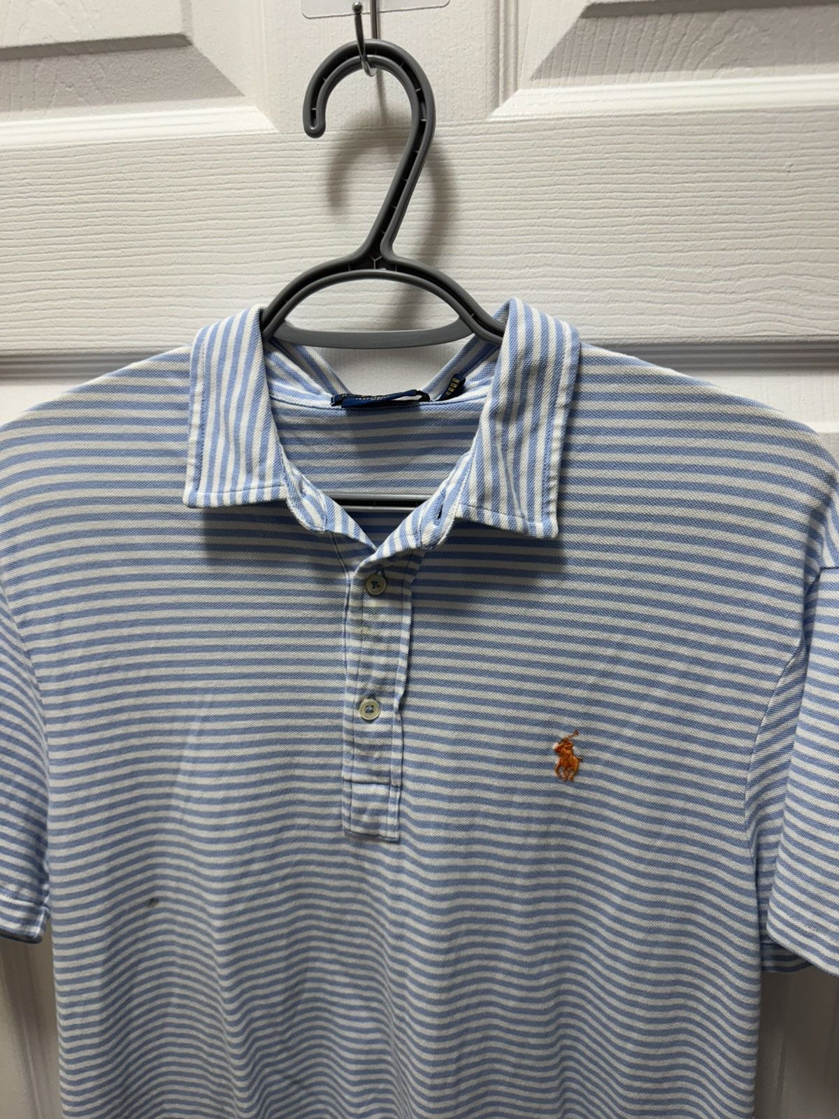 U.S. Polo Assn. Polo U.S. Polo Assn. Blue White Classic Vintage Collared Size US M / EU 48-50 / 2 - 4 Thumbnail