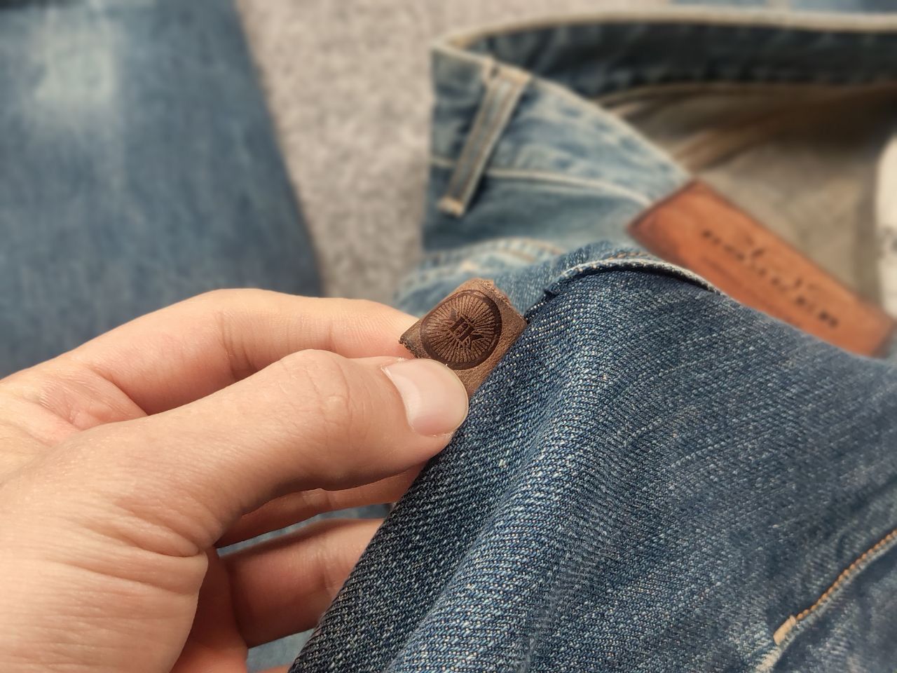 THE ROKKER COMPANY The Rokker Company Faded Denim selvedge Jeans Vintage Style Size US 34 / EU 50 - 20 Thumbnail