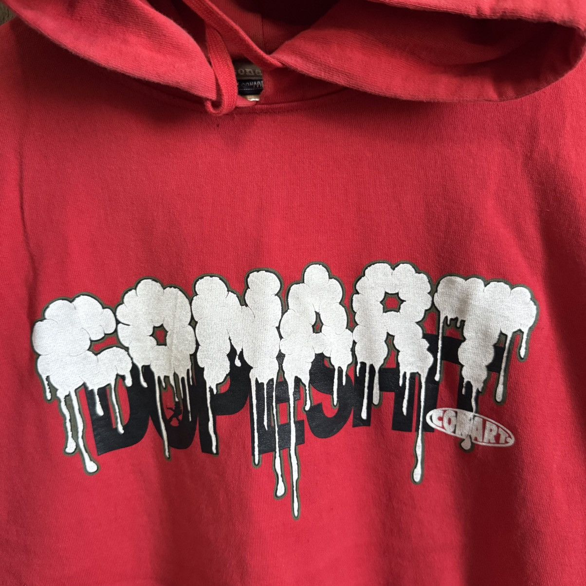 Japanese Brand Vintage 90's Conart Big Logo Hoodie Size US XL / EU 56 / 4 - 3 Thumbnail