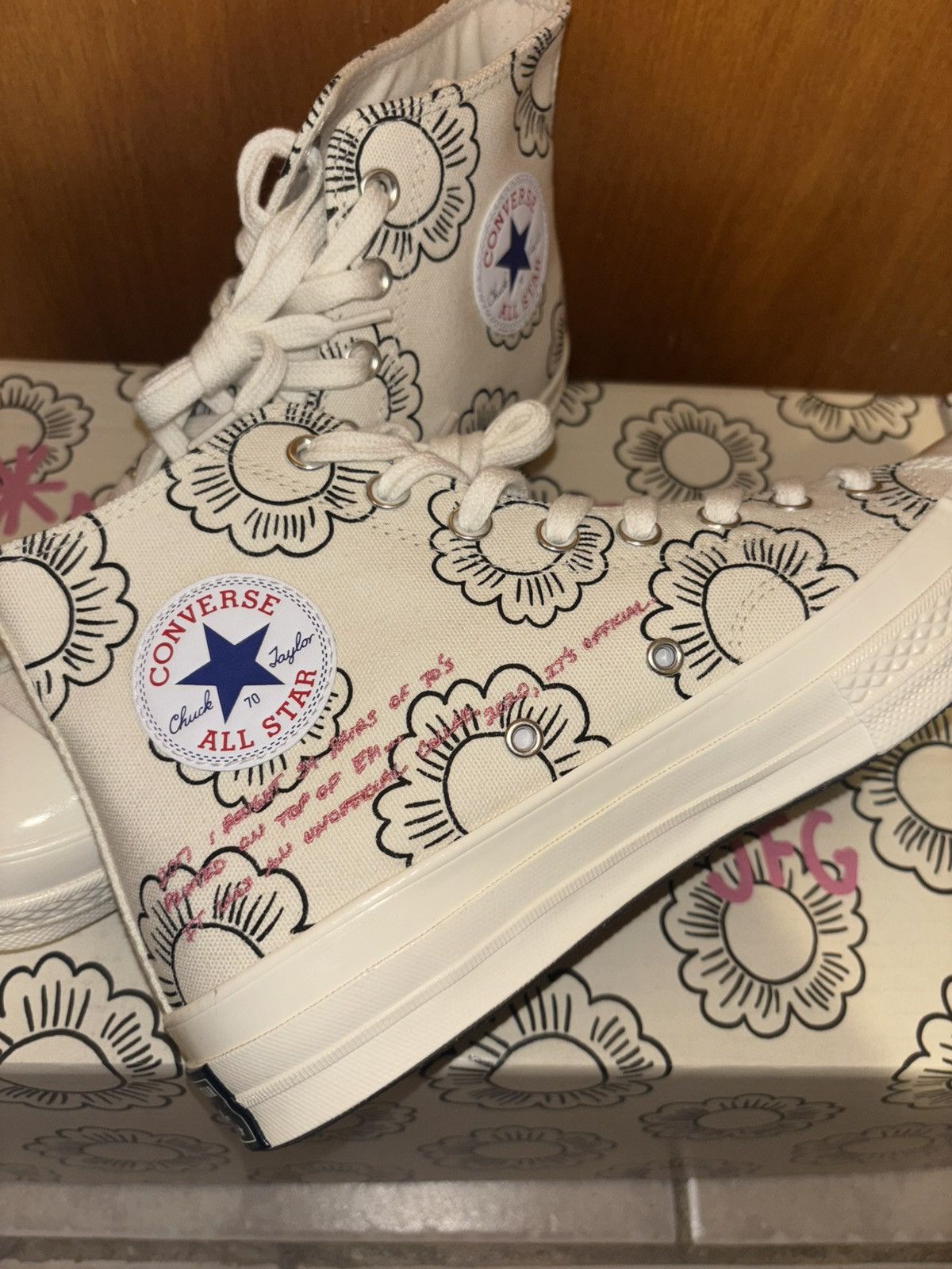 Converse × Saint Alfred JFG “Not a Bootleg” Converse 92/100 & Saint Alfred T-shirt Size US S / EU 44-46 / 1 - 1 Thumbnail