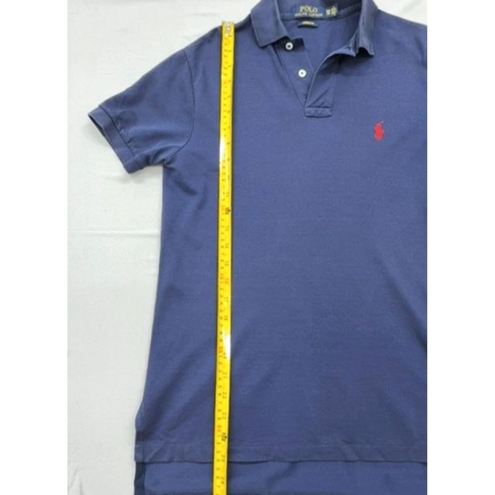 Polo Ralph Lauren Polo Ralph Lauren Men's Navy Short Sleeve Polo Shirt XS Custom Fit Size US XS / EU 42 / 0 - 5 Thumbnail