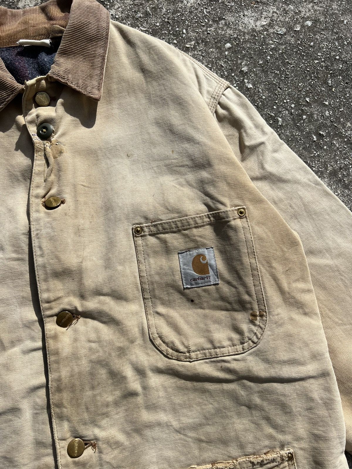 Carhartt Vintage 80s Carhartt Chore Coat Jacket Size US M / EU 48-50 / 2 - 9 Thumbnail