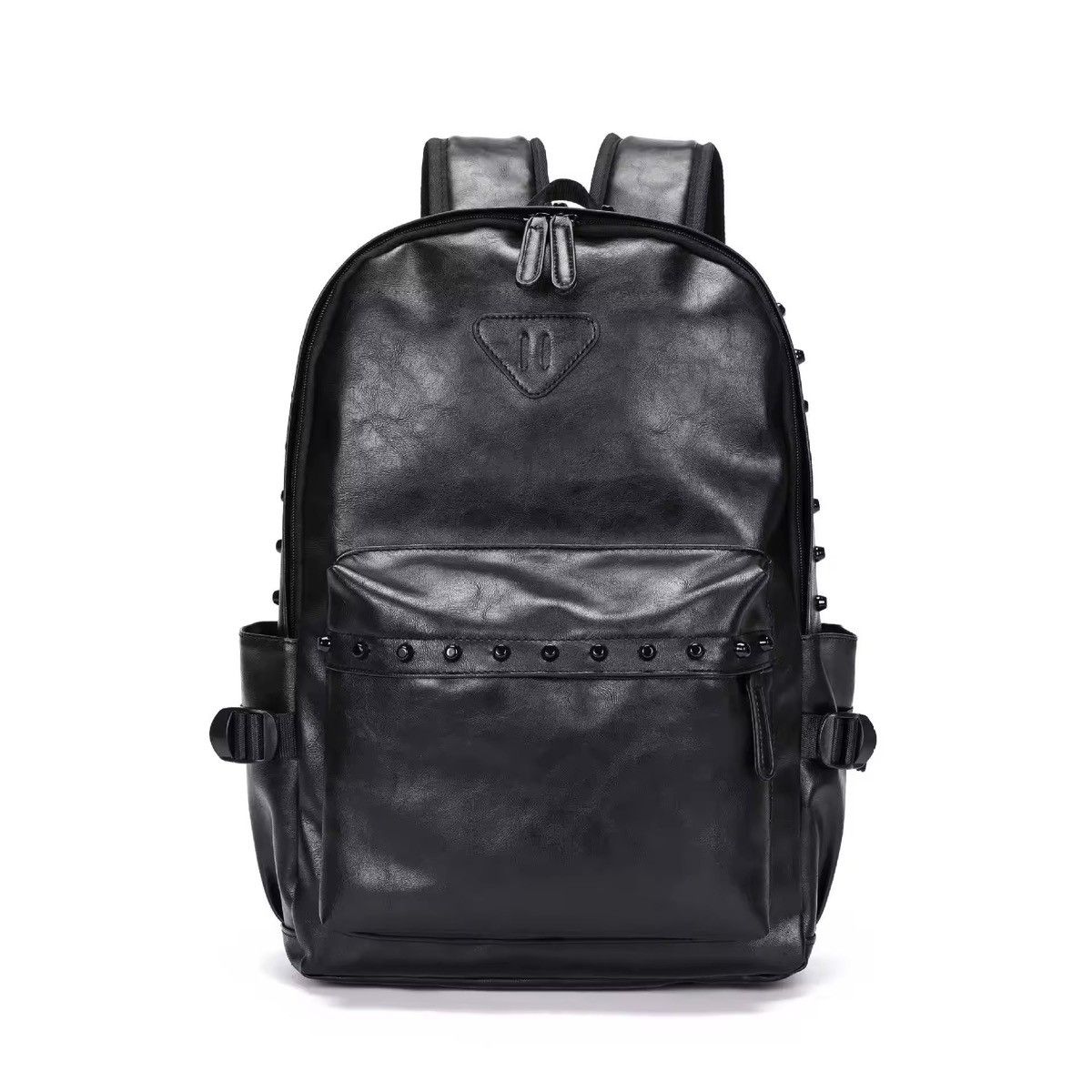Vintage Gothic Punk PU Leather Rivets Backpacks Size ONE SIZE - 5 Thumbnail
